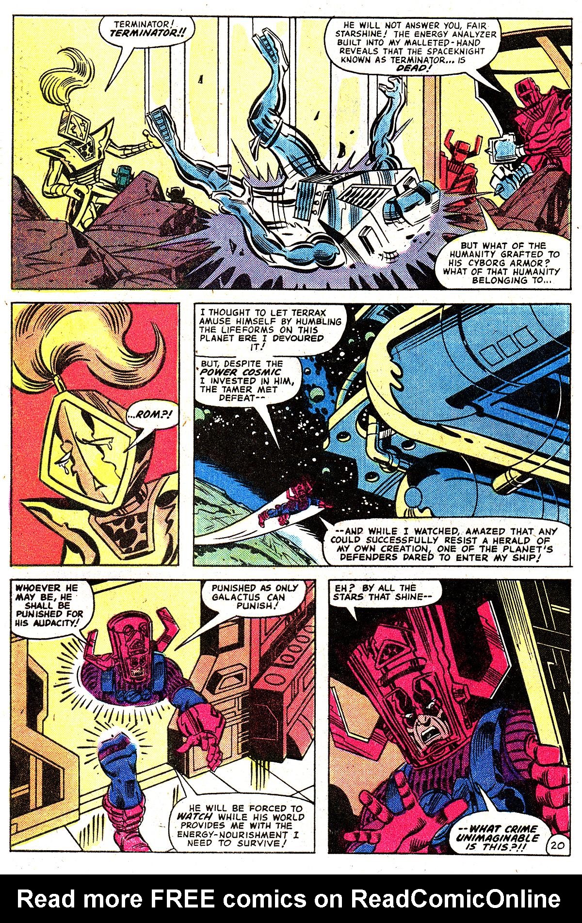 Read online ROM (1979) comic -  Issue #26 - 20