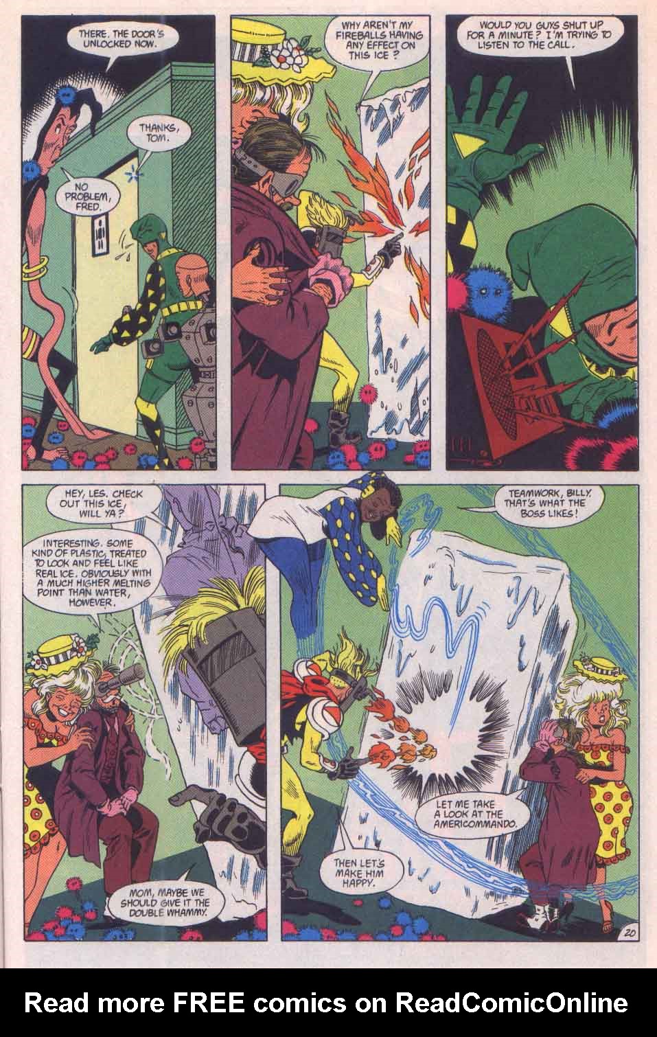 Read online Hero Hotline comic -  Issue #4 - 21