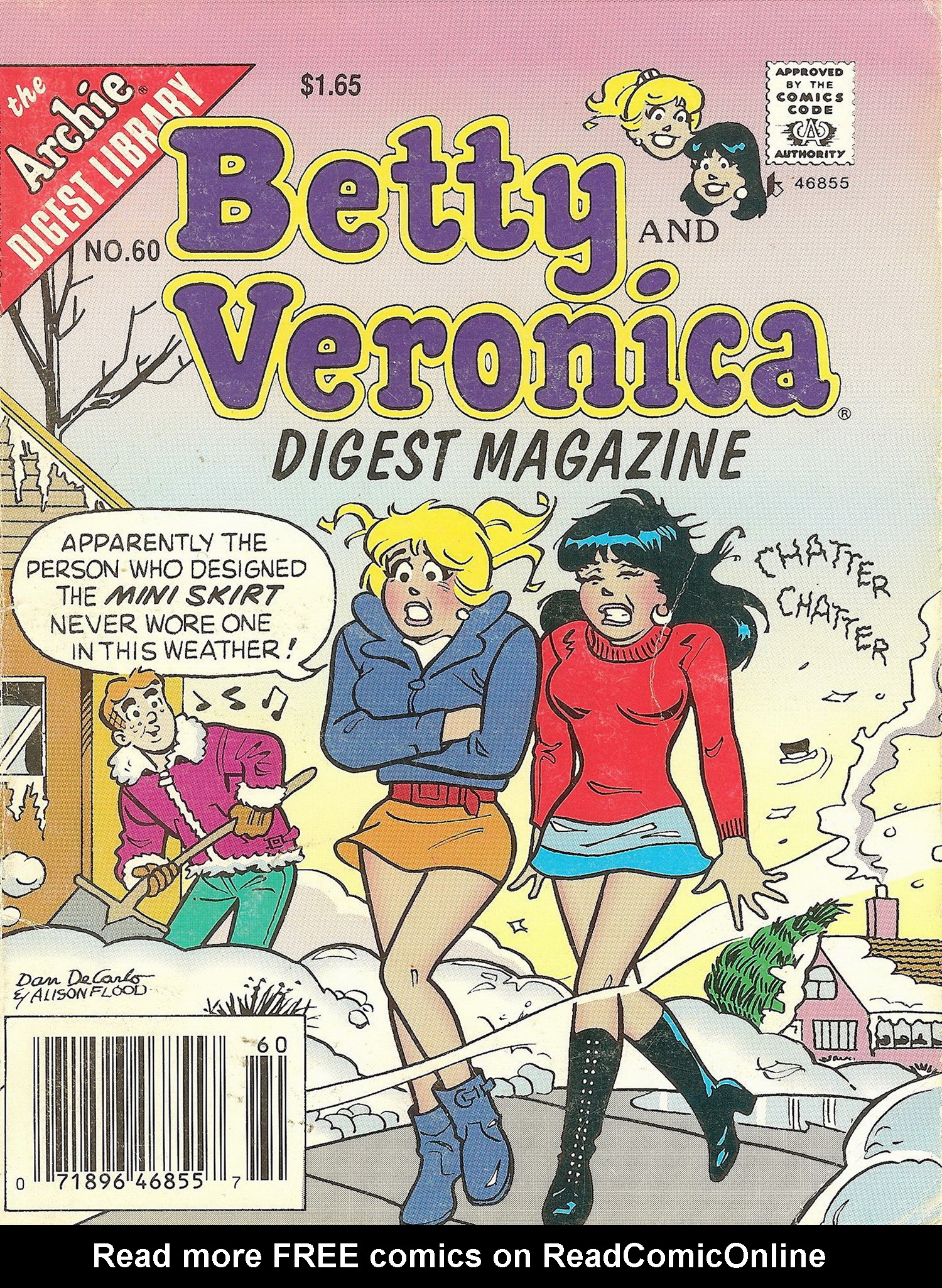 Read online Betty and Veronica Digest Magazine comic -  Issue #60 - 1