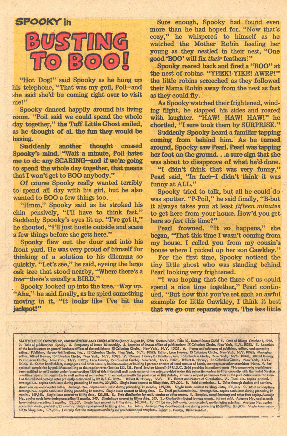 Read online Spooky comic -  Issue #137 - 26