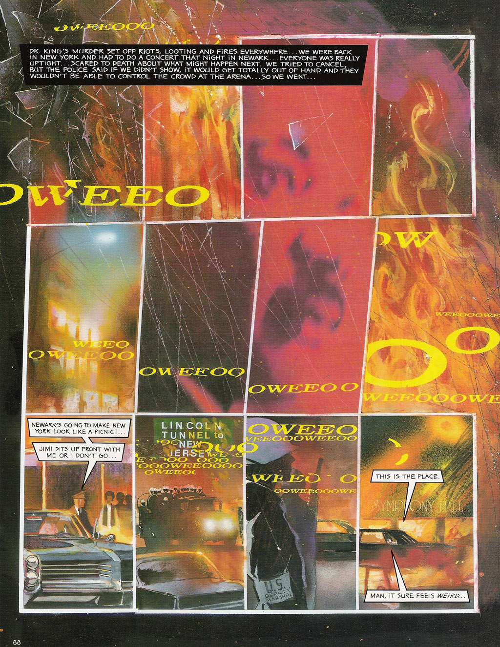 Read online Voodoo Child - The Illustrated Legend of Jimi Hendrix comic -  Issue # TPB - 91