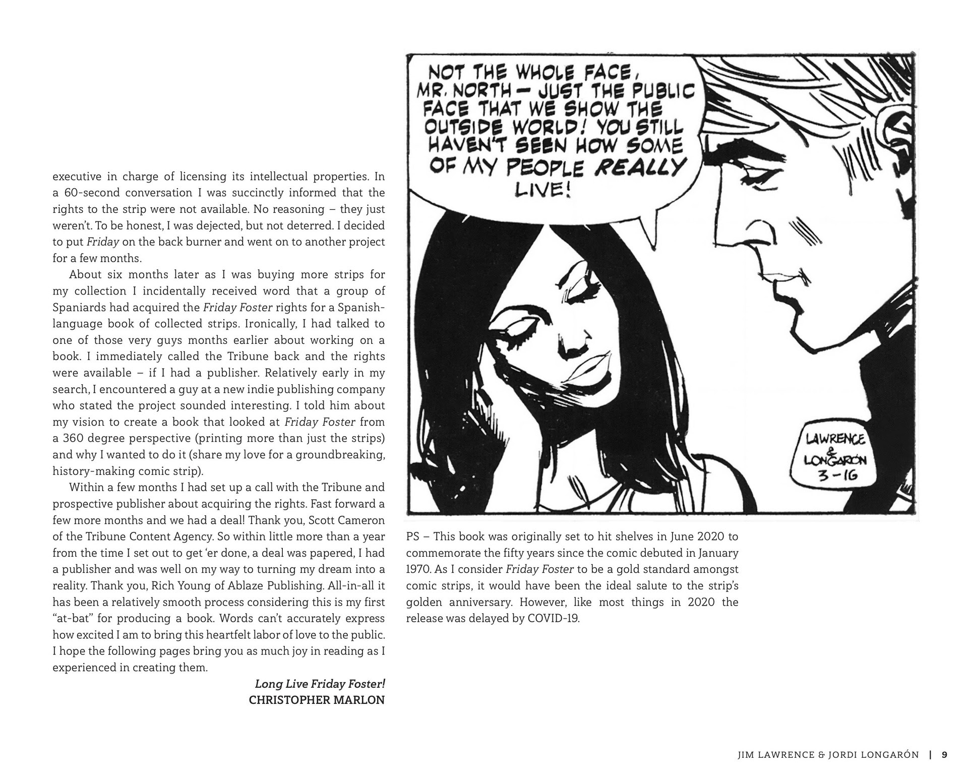 Read online Friday Foster: The Sunday Strips comic -  Issue # TPB (Part 1) - 10