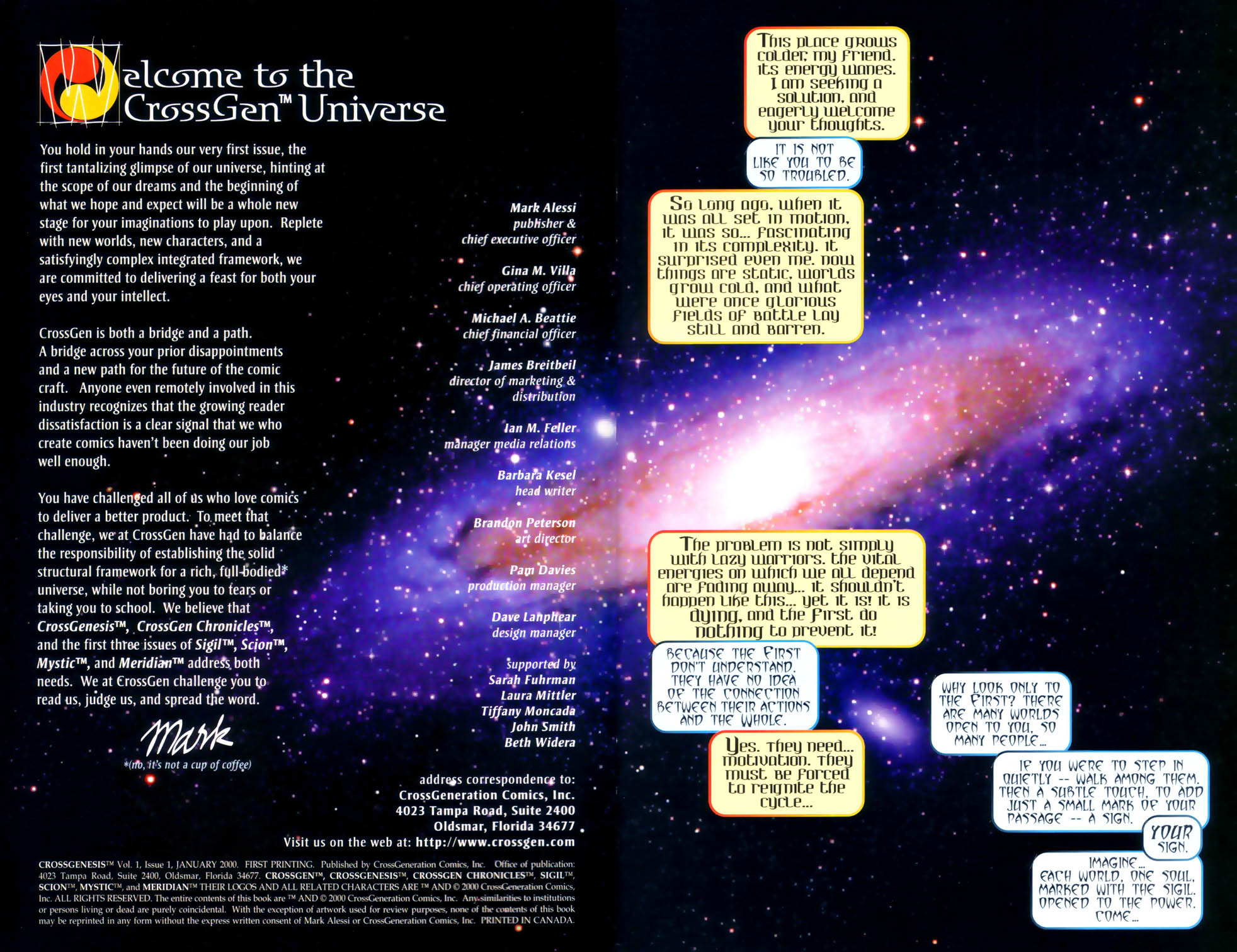 Read online CrossGenesis comic -  Issue # Full - 2
