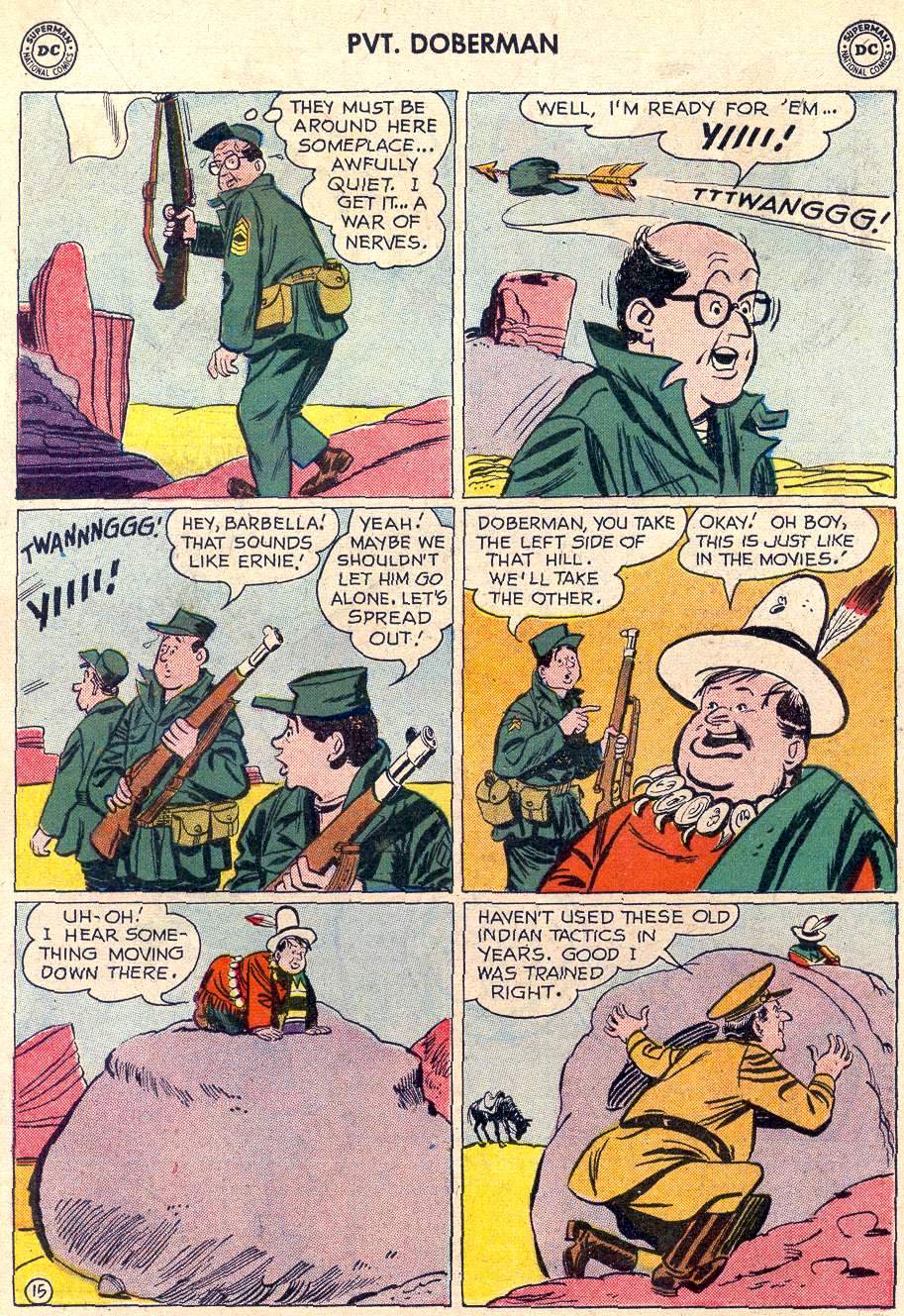 Read online Sgt. Bilko's Pvt. Doberman comic -  Issue #6 - 19