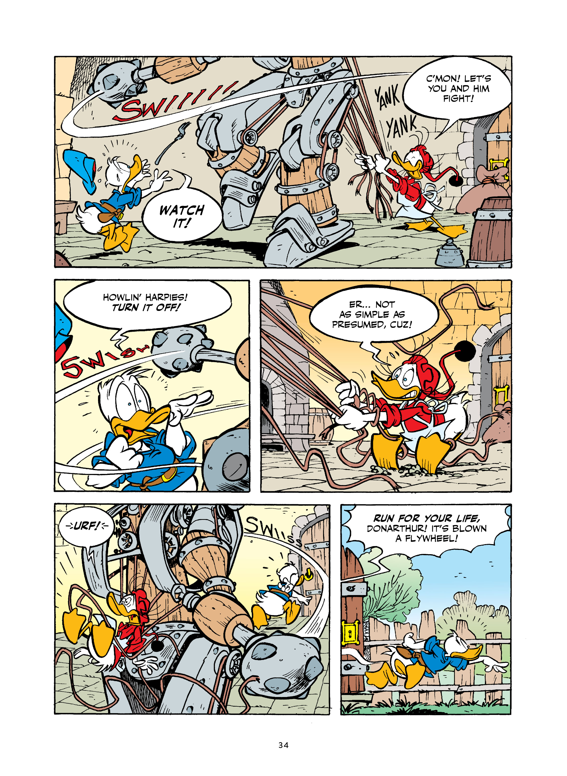 Read online Walt Disney's Mickey and Donald: "For Whom the Doorbell Tolls" and Other Tales Inspired by Hemingway comic -  Issue # TPB (Part 1) - 35