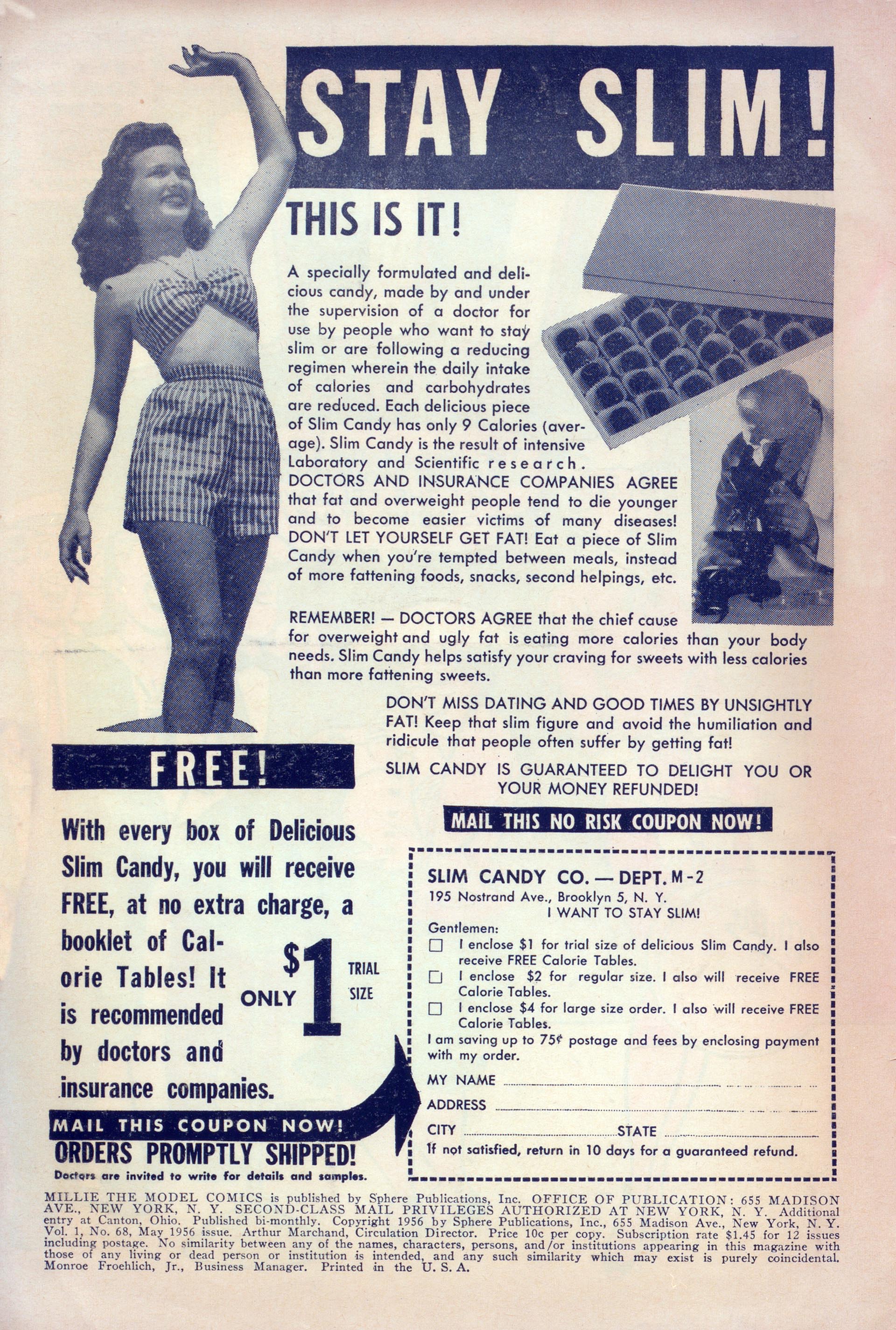 Read online Millie the Model comic -  Issue #68 - 2
