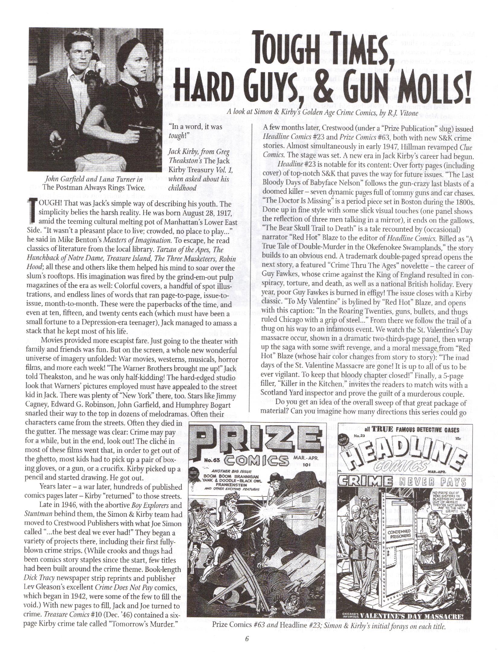 Read online The Jack Kirby Collector comic -  Issue #16 - 6