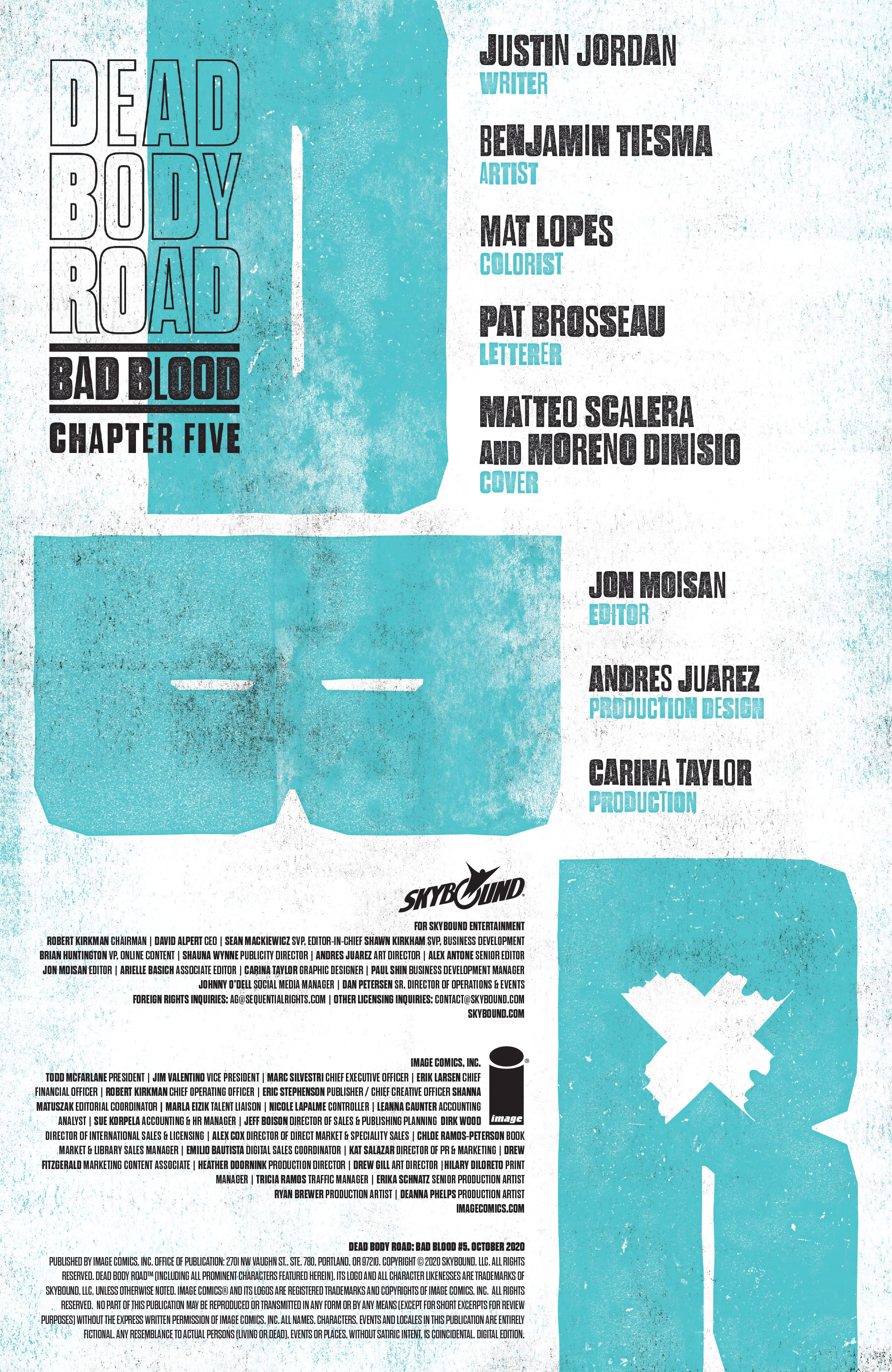 Read online Dead Body Road: Bad Blood comic -  Issue #5 - 2