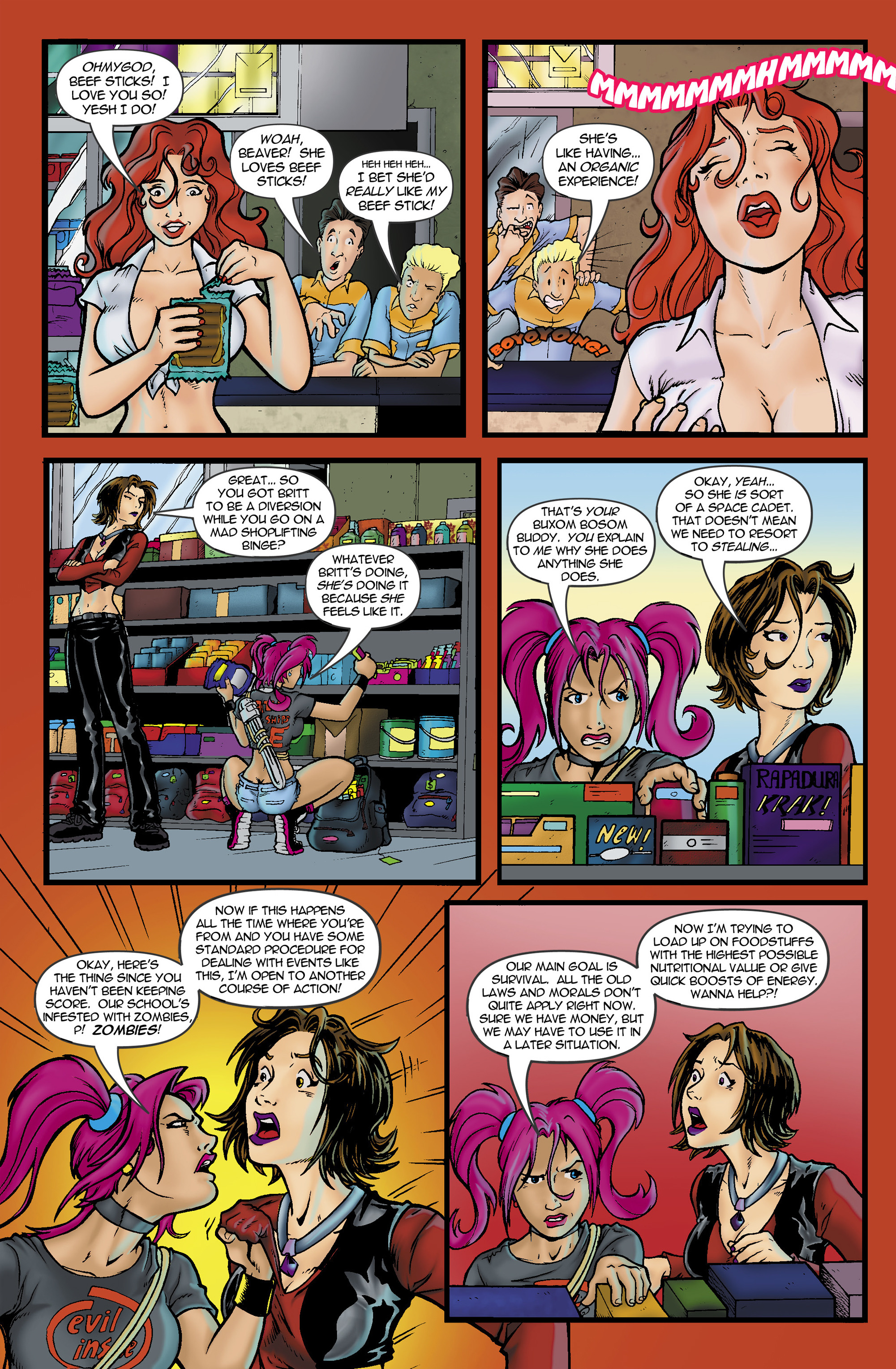 Read online Chaos Campus: Sorority Girls Vs. Zombies comic -  Issue #3 - 7