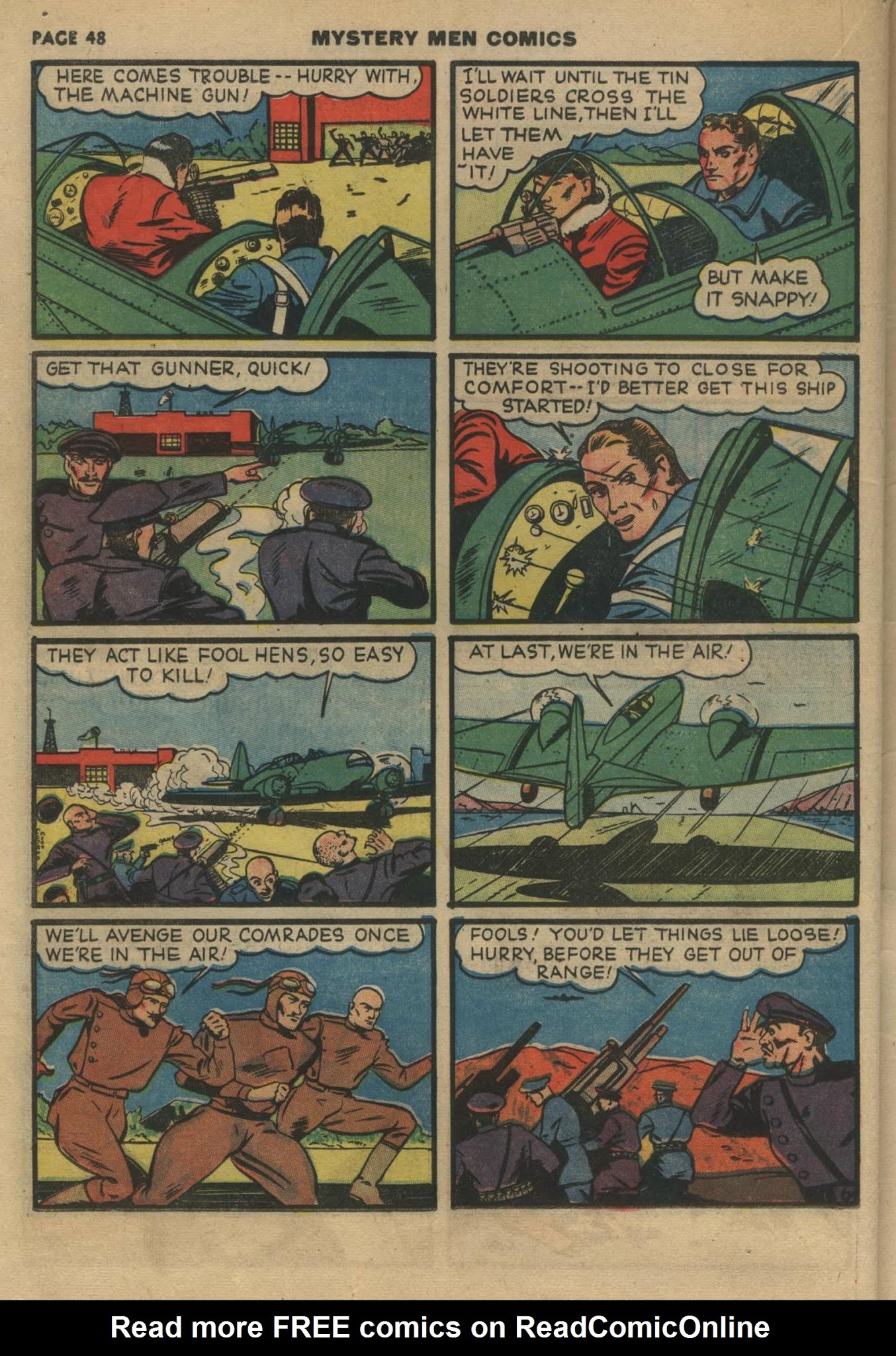 Read online Mystery Men Comics comic -  Issue #15 - 50