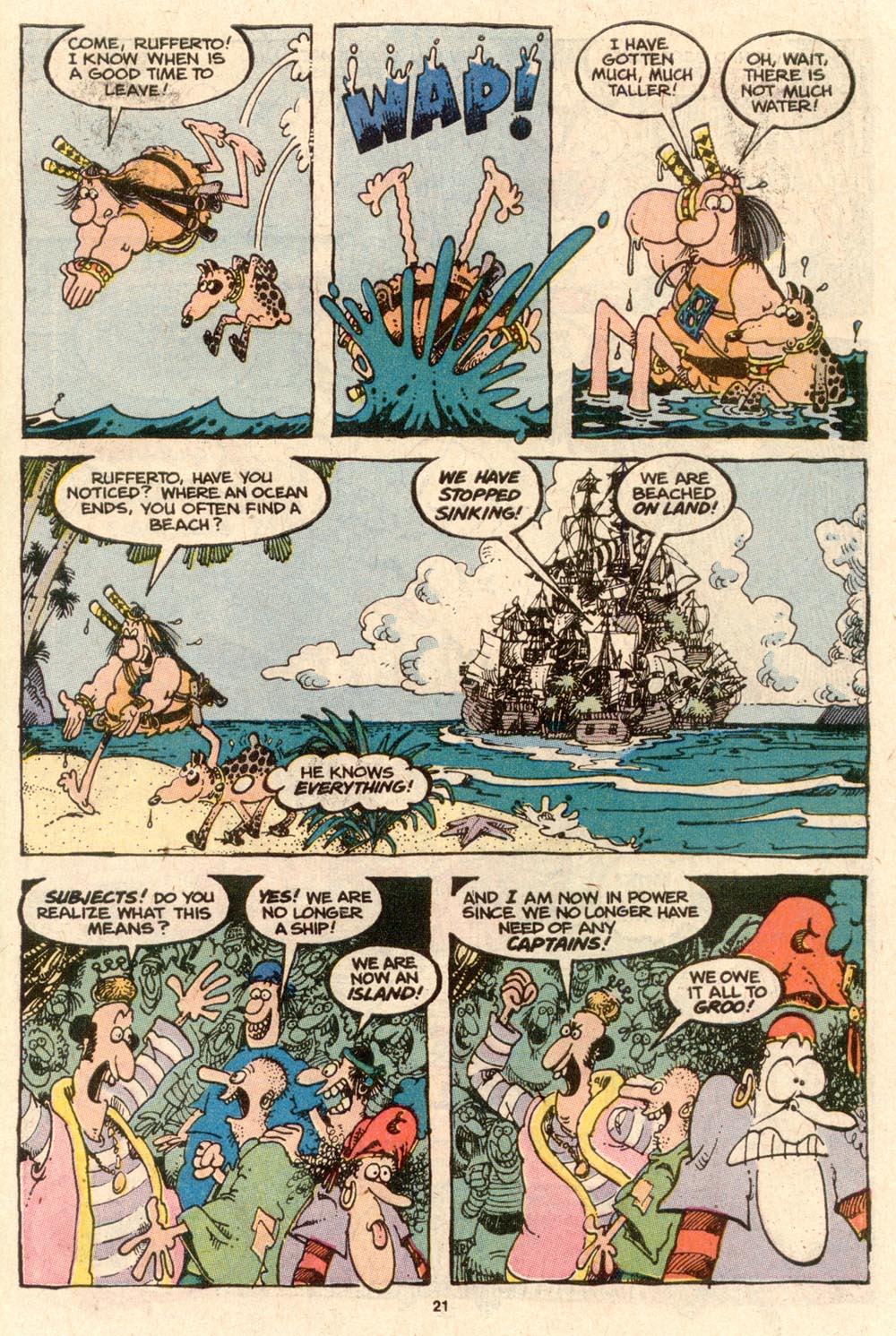 Read online Sergio Aragonés Groo the Wanderer comic -  Issue #57 - 22