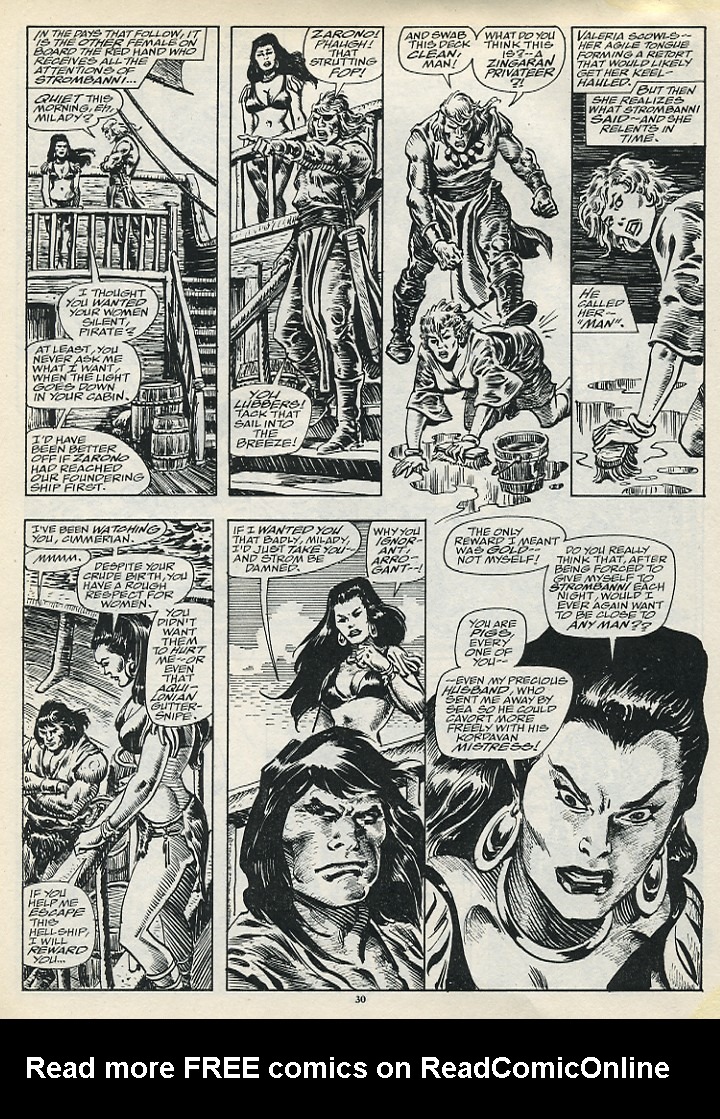 Read online The Savage Sword Of Conan comic -  Issue #196 - 32