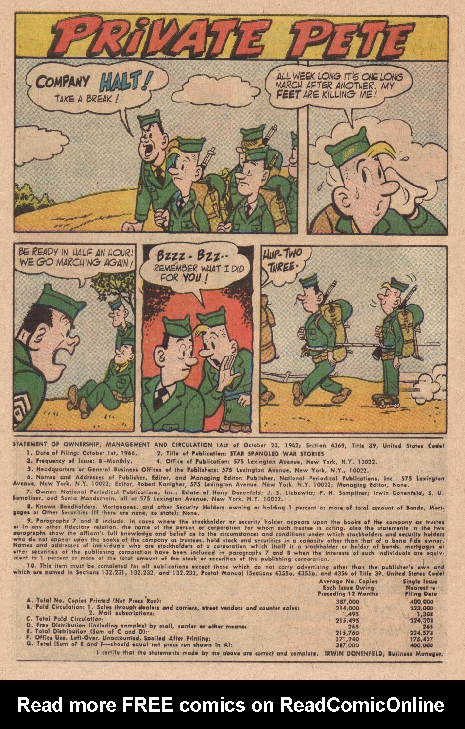 Read online Star Spangled War Stories (1952) comic -  Issue #131 - 9