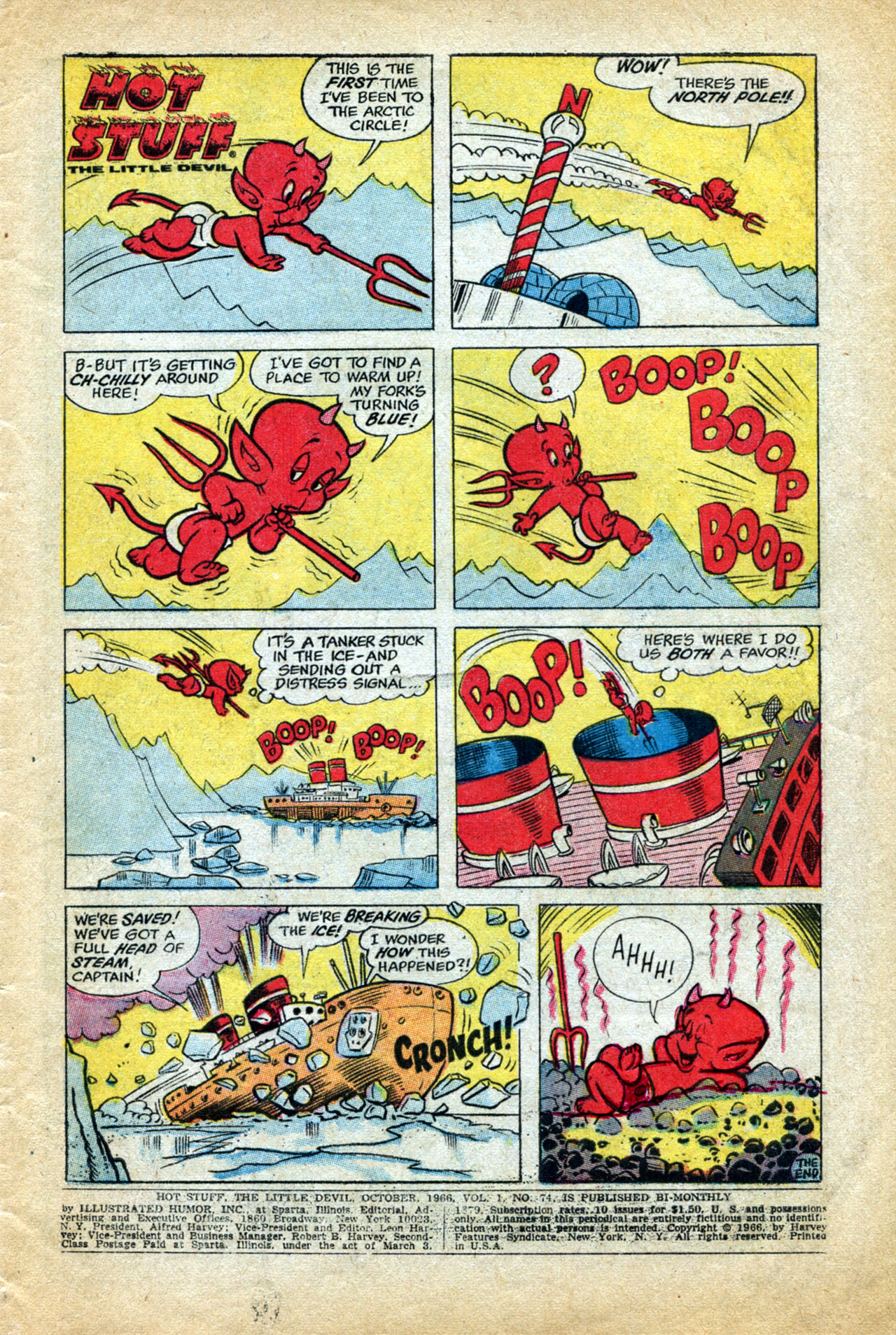Read online Hot Stuff, the Little Devil comic -  Issue #74 - 3