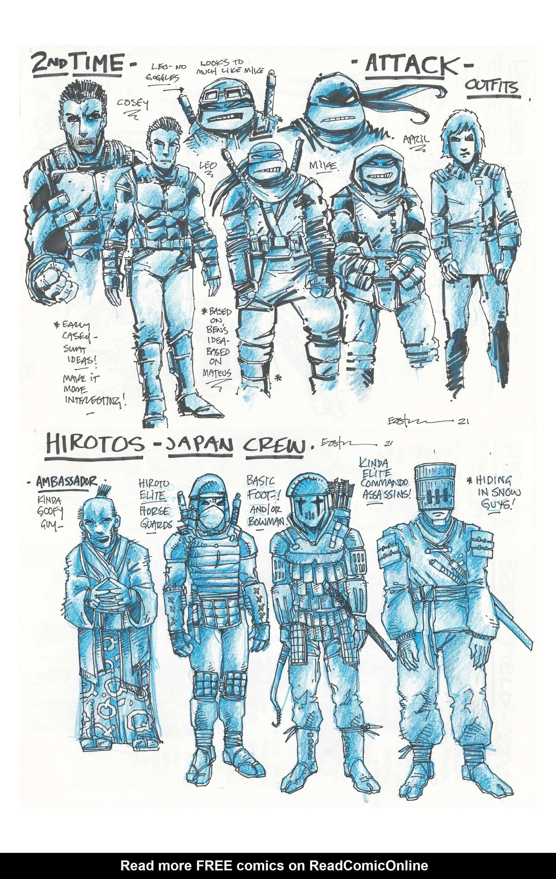 Read online Teenage Mutant Ninja Turtles: The Last Ronin Design Archive comic -  Issue # Full - 27