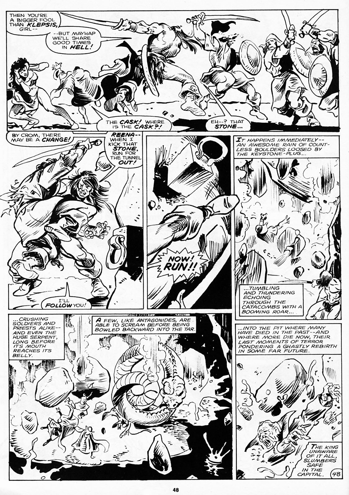 The Savage Sword Of Conan issue 180 - Page 50