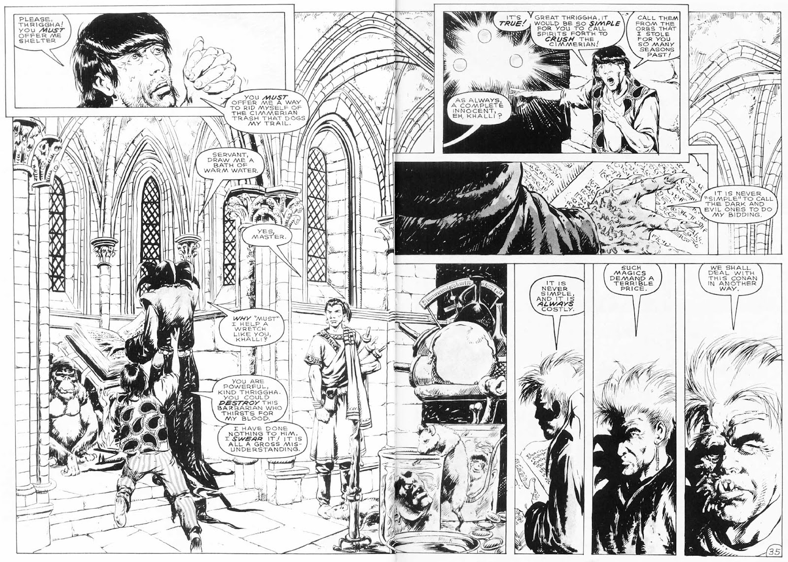 The Savage Sword Of Conan issue 154 - Page 36