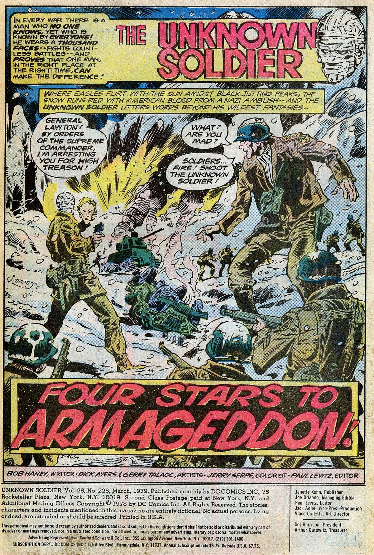 Read online Unknown Soldier (1977) comic -  Issue #225 - 2