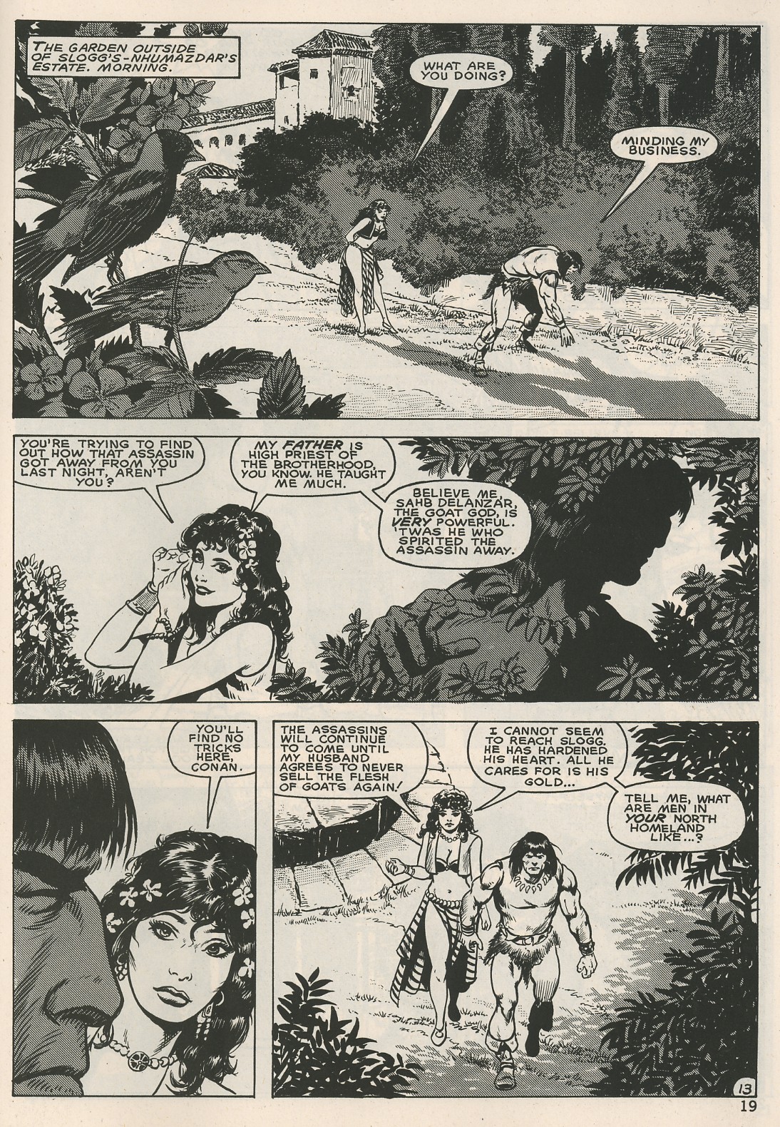 Read online The Savage Sword Of Conan comic -  Issue #125 - 19