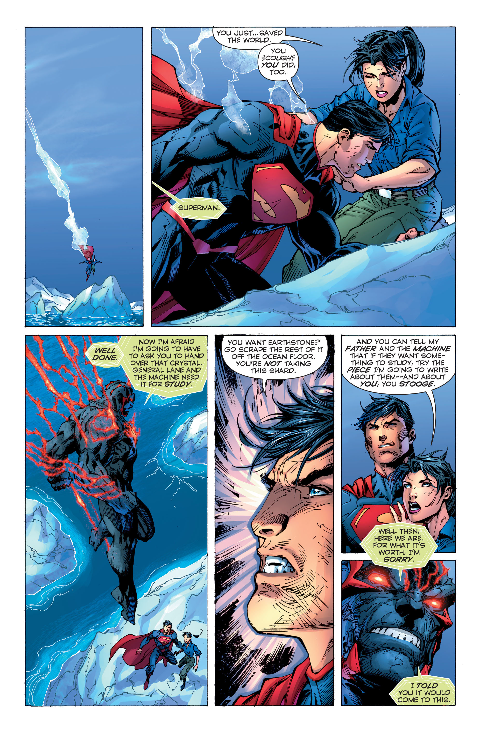 Read online Superman Unchained (2013) comic -  Issue #6 - 14