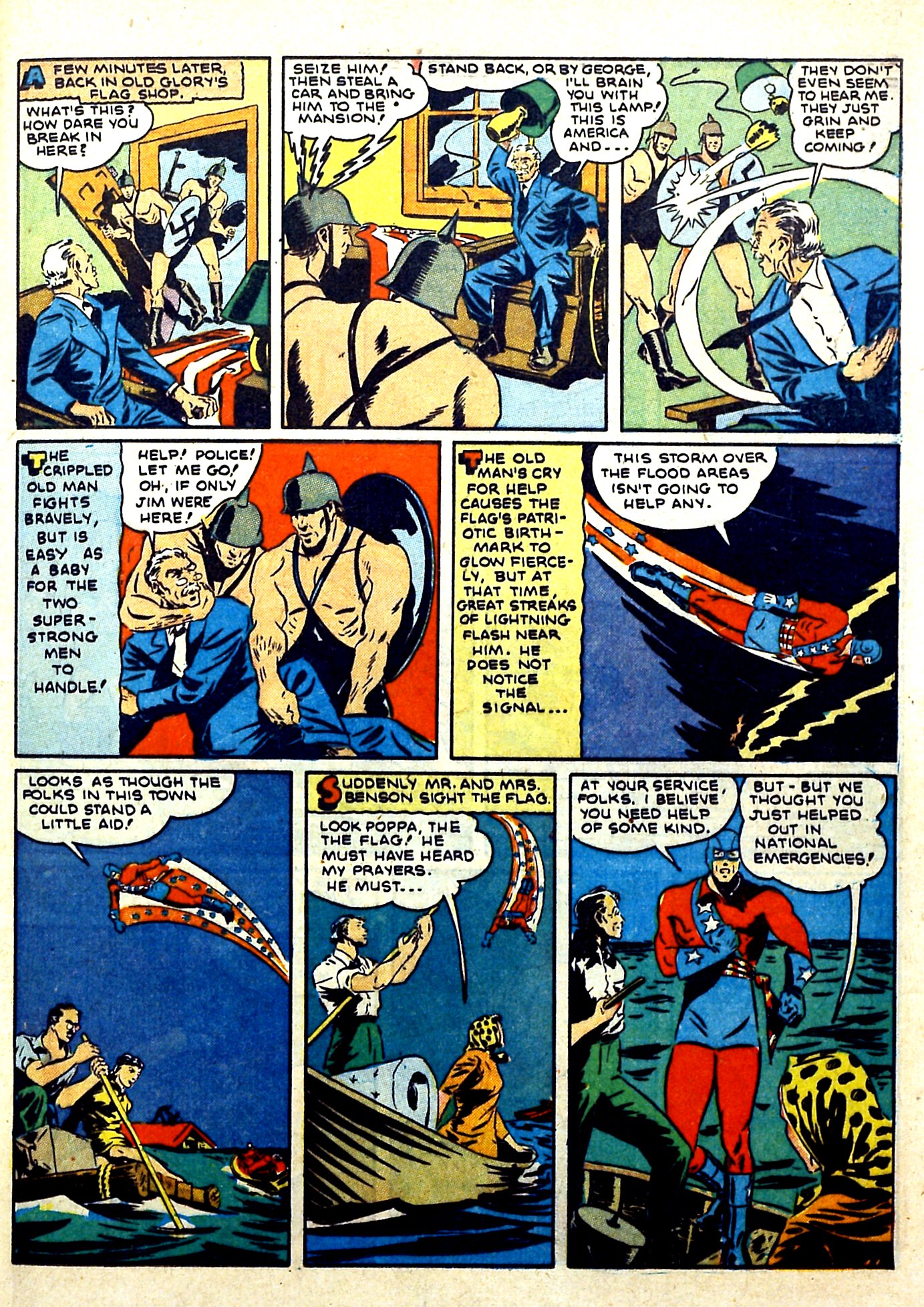 Read online Our Flag Comics comic -  Issue #4 - 39