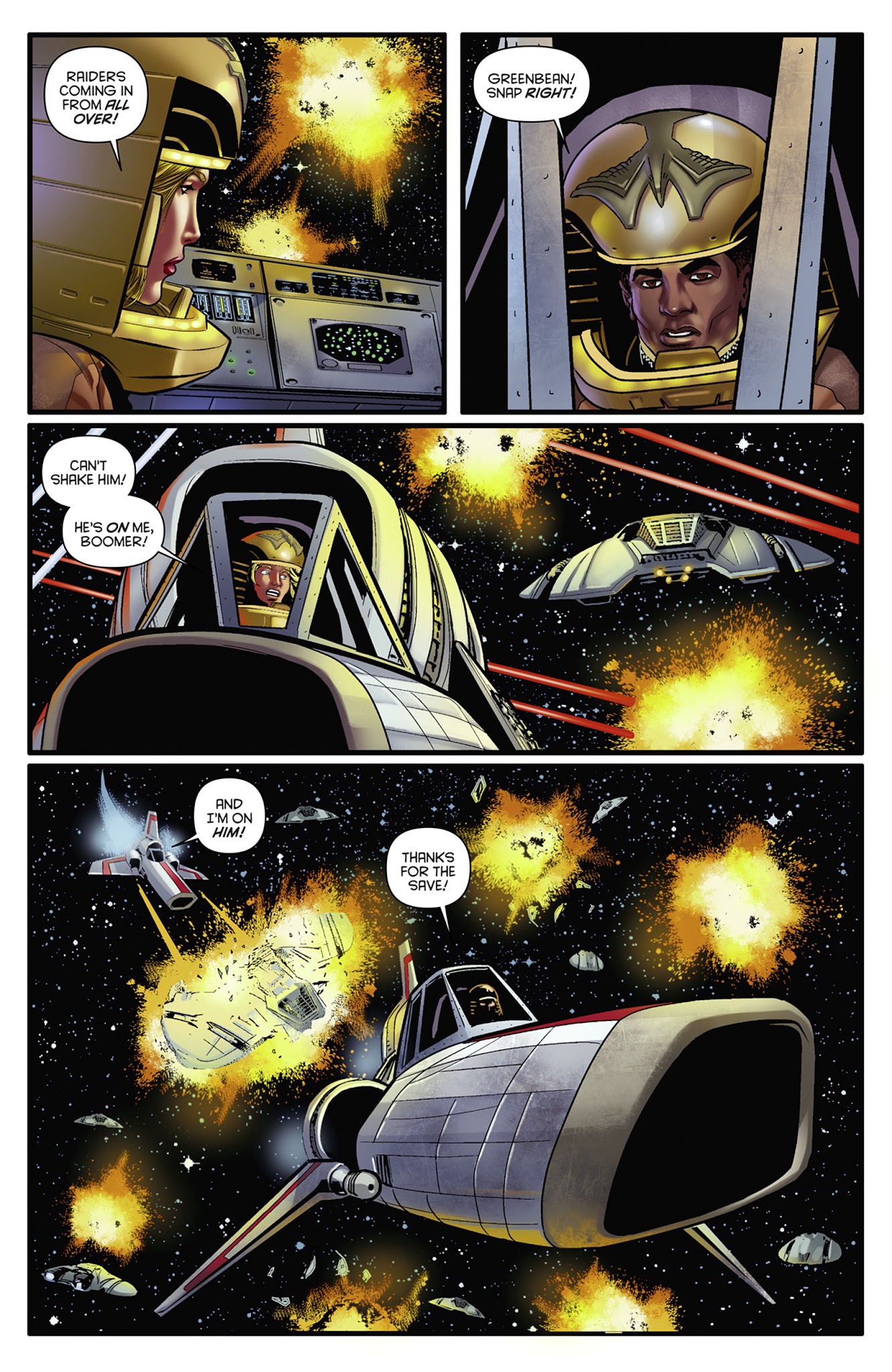 Read online Classic Battlestar Galactica: The Death of Apollo comic -  Issue #4 - 8