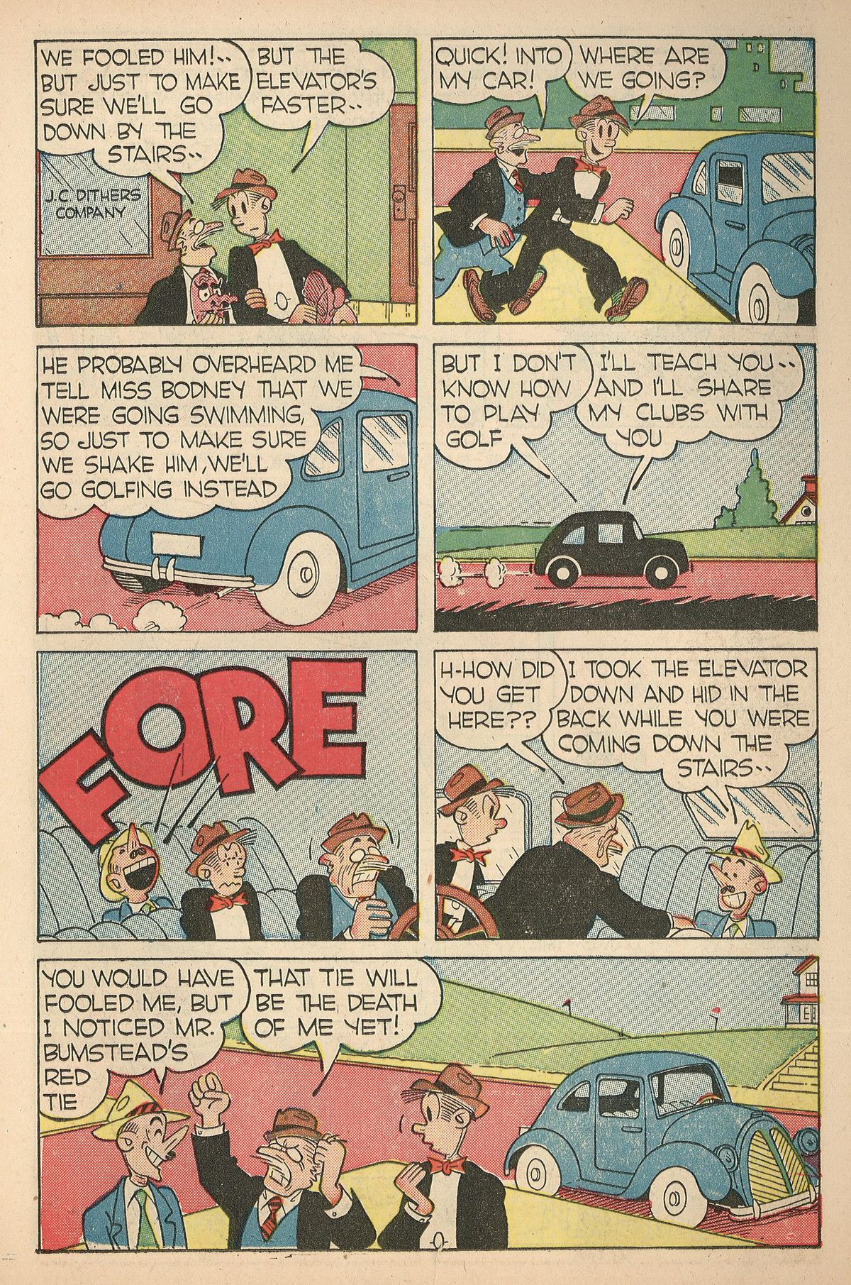 Read online Blondie Comics (1947) comic -  Issue #7 - 13