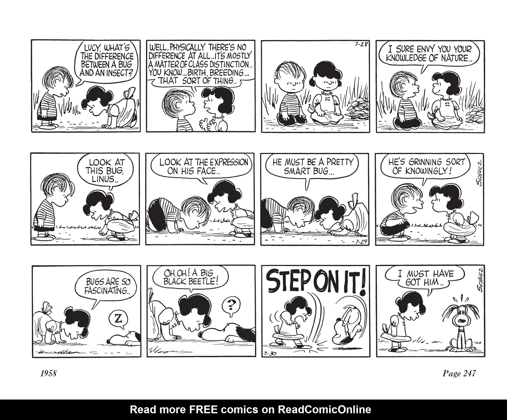 Read online The Complete Peanuts comic -  Issue # TPB 4 - 261