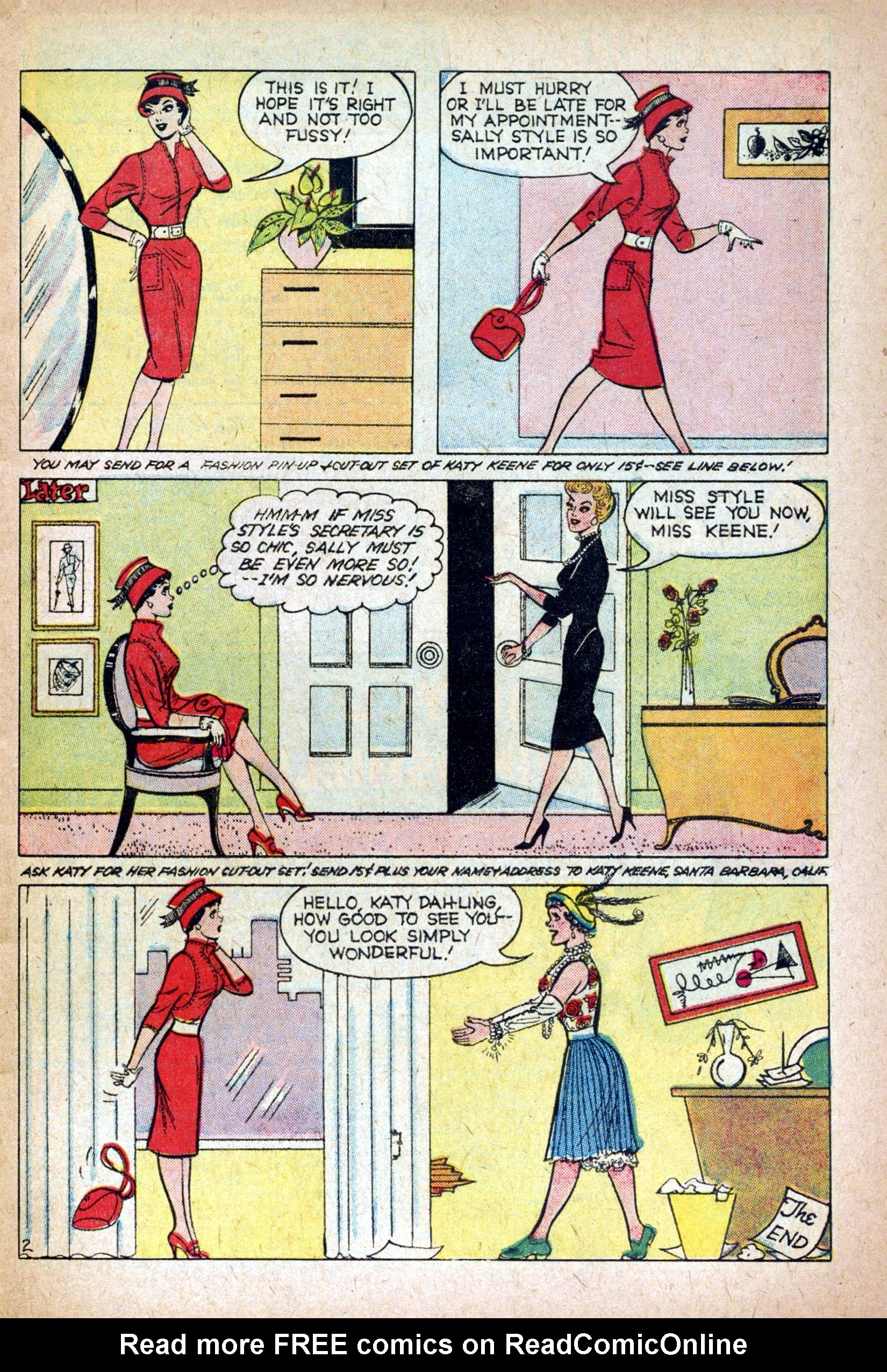 Read online Katy Keene (1949) comic -  Issue #56 - 11