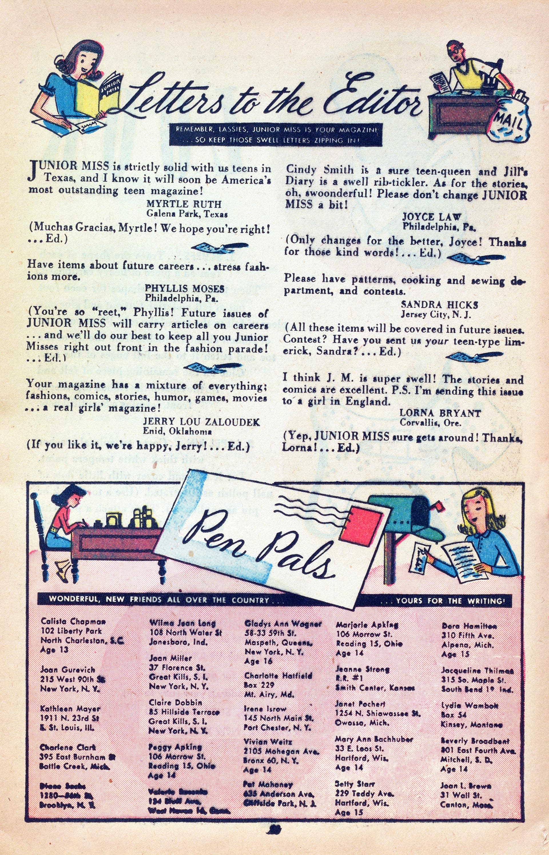 Read online Junior Miss (1947) comic -  Issue #26 - 20