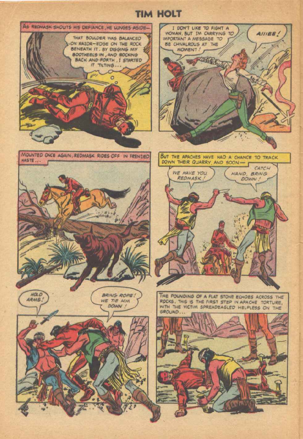 Read online Tim Holt comic -  Issue #40 - 32
