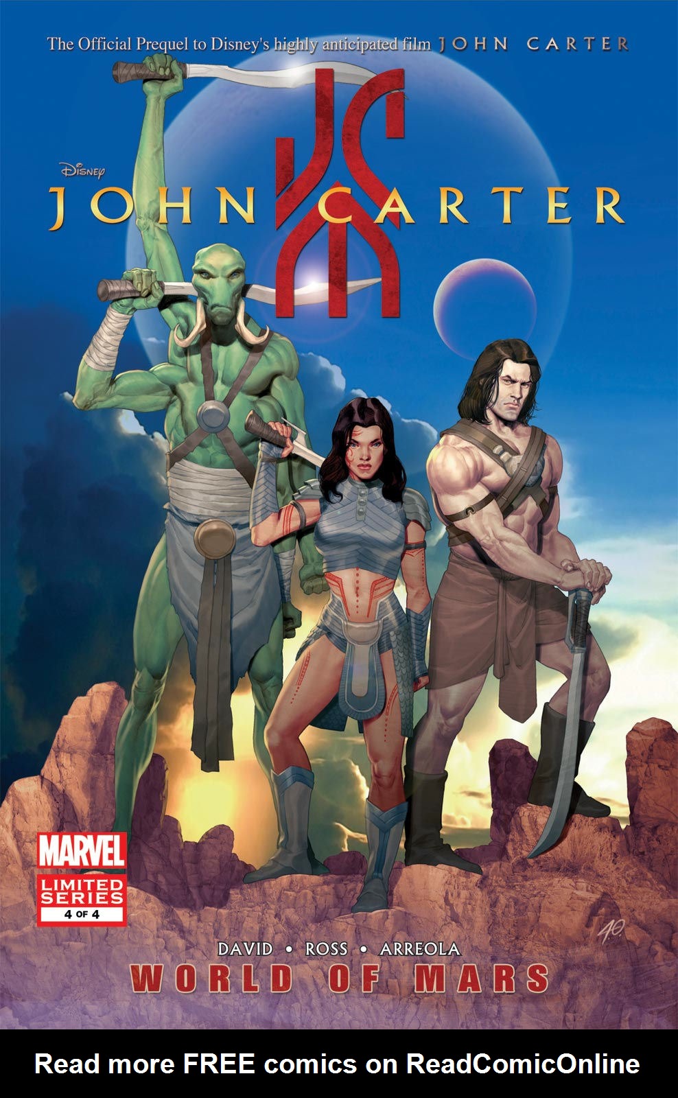 Read online John Carter: The World of Mars comic -  Issue #4 - 1