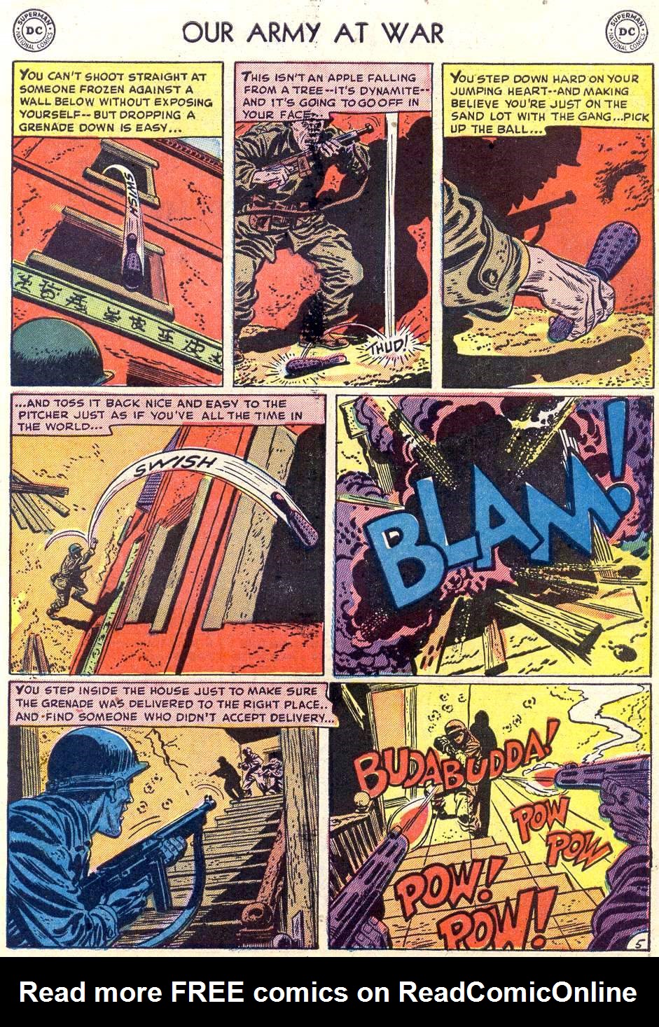 Read online Our Army at War (1952) comic -  Issue #8 - 7