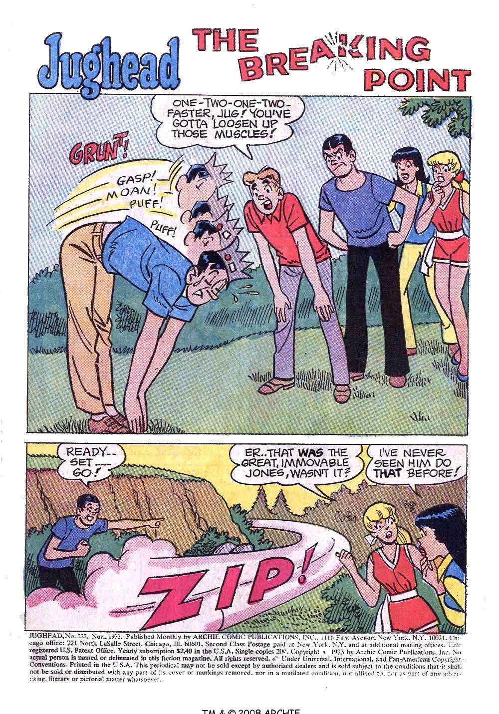 Read online Jughead (1965) comic -  Issue #222 - 3