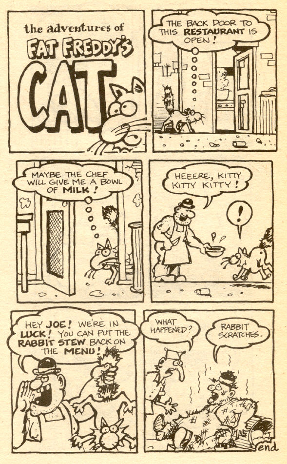 Read online Adventures of Fat Freddy's Cat comic -  Issue #1 - 46