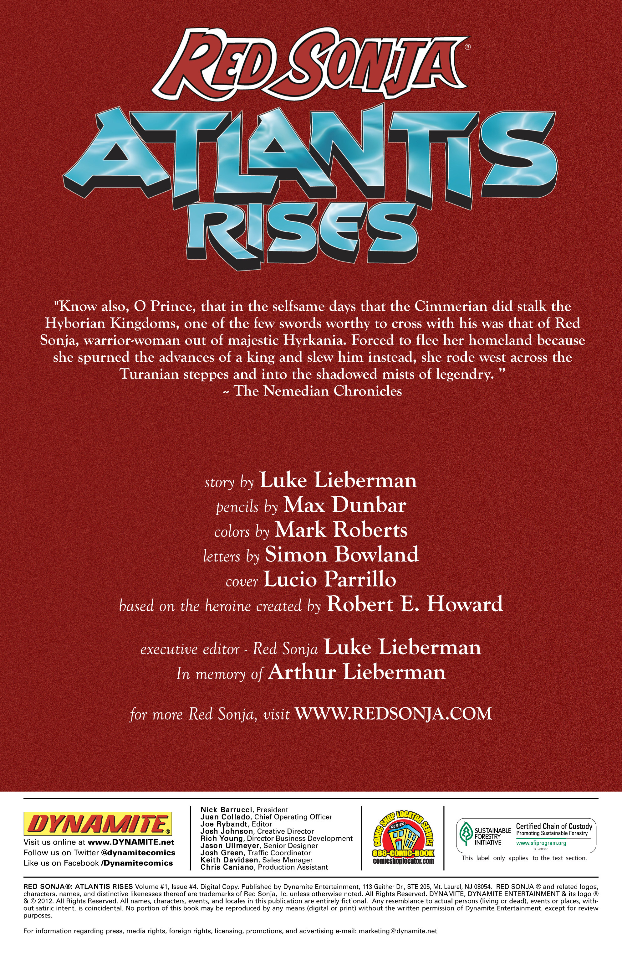 Read online Red Sonja: Atlantis Rises comic -  Issue #4 - 2