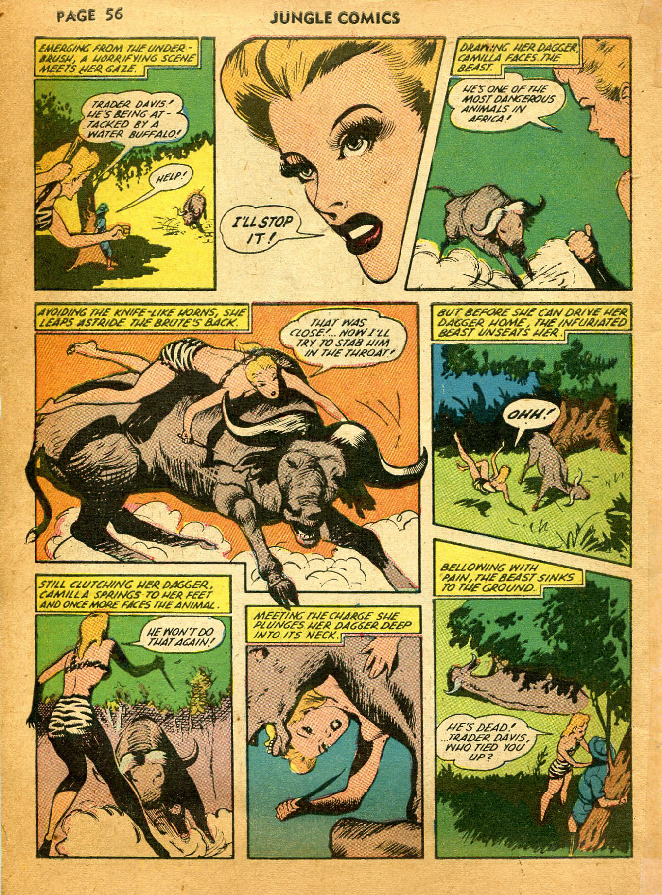 Read online Jungle Comics comic -  Issue #35 - 58