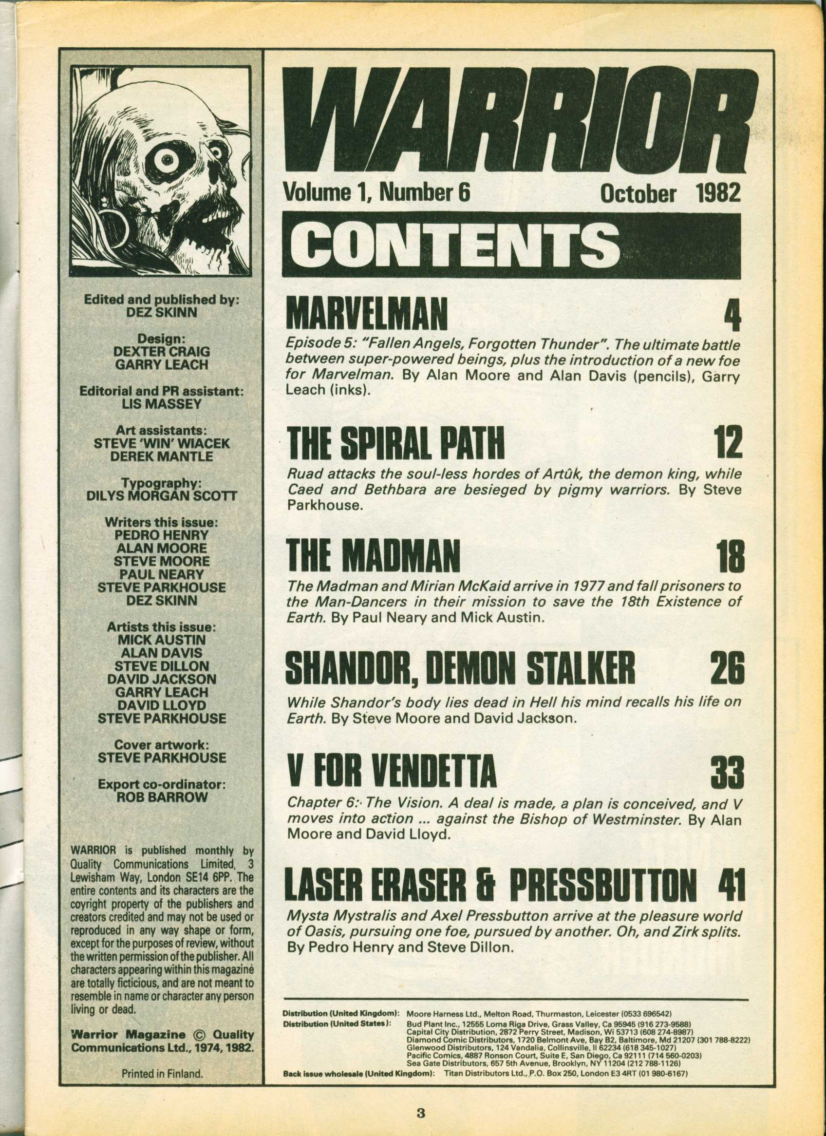 Read online Warrior comic -  Issue #6 - 3