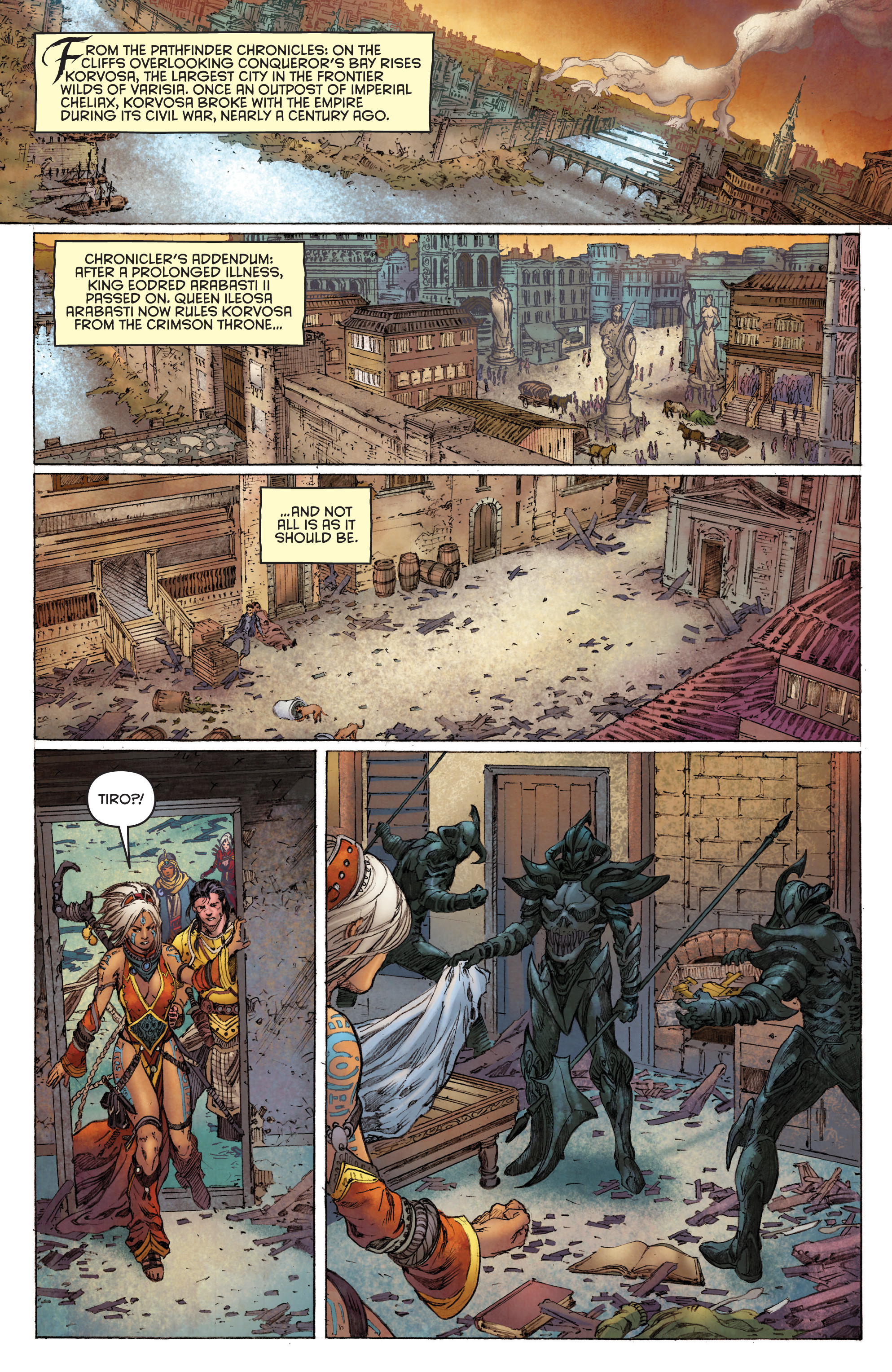 Read online Pathfinder: Runescars comic -  Issue #1 - 5