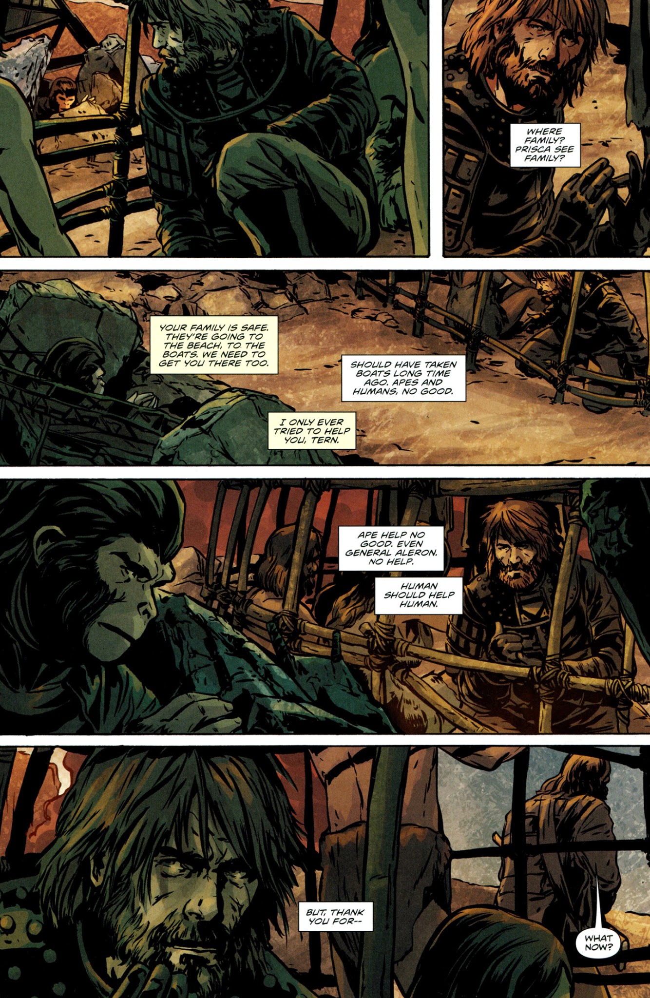 Read online Exile on the Planet of the Apes comic -  Issue #4 - 14