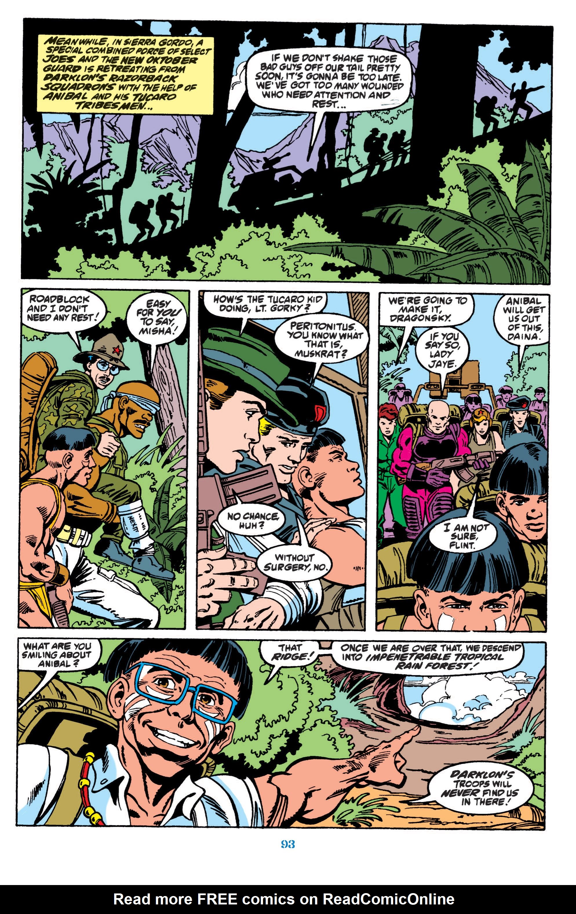 Read online Classic G.I. Joe comic -  Issue # TPB 11 (Part 1) - 94