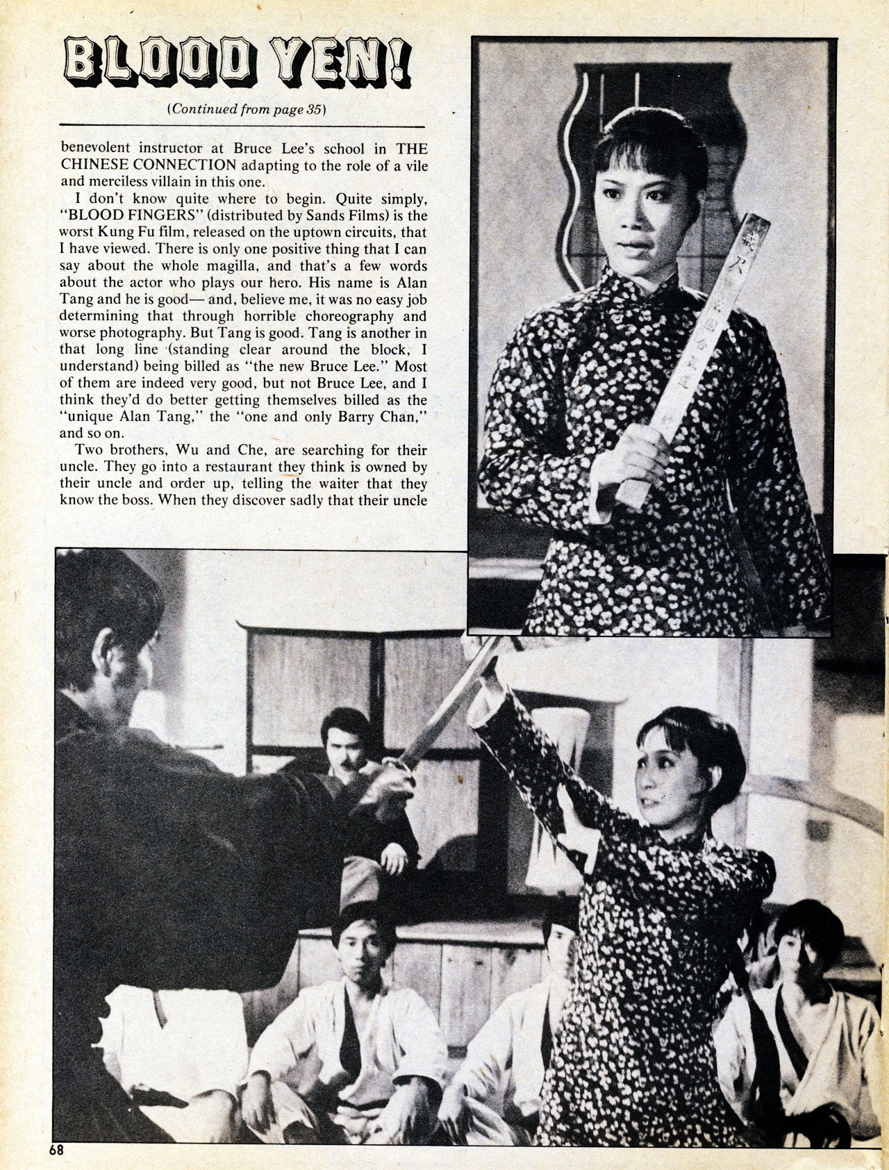 Read online The Deadliest Heroes Of Kung Fu comic -  Issue # Full - 73