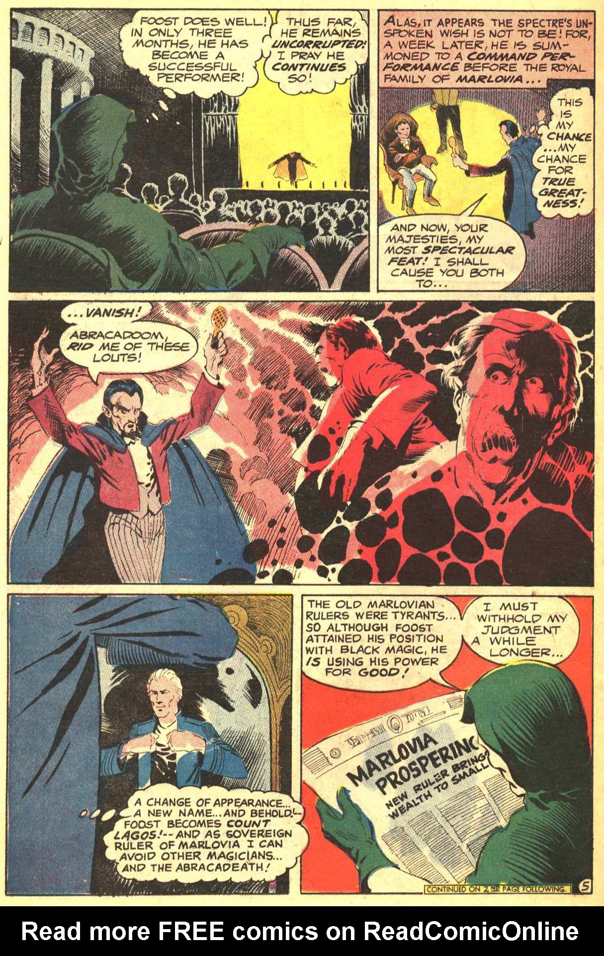 Read online The Spectre (1967) comic -  Issue #9 - 18