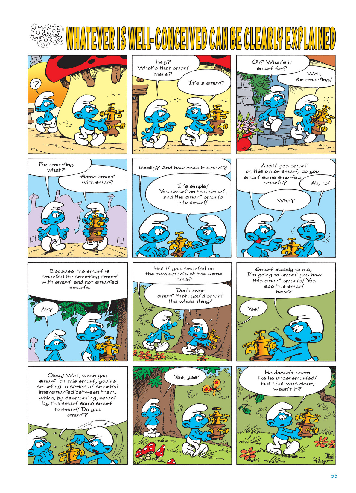 Read online The Smurfs comic -  Issue #10 - 56
