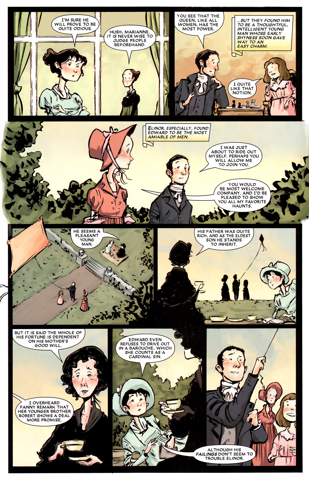 Read online Sense & Sensibility comic -  Issue #1 - 8