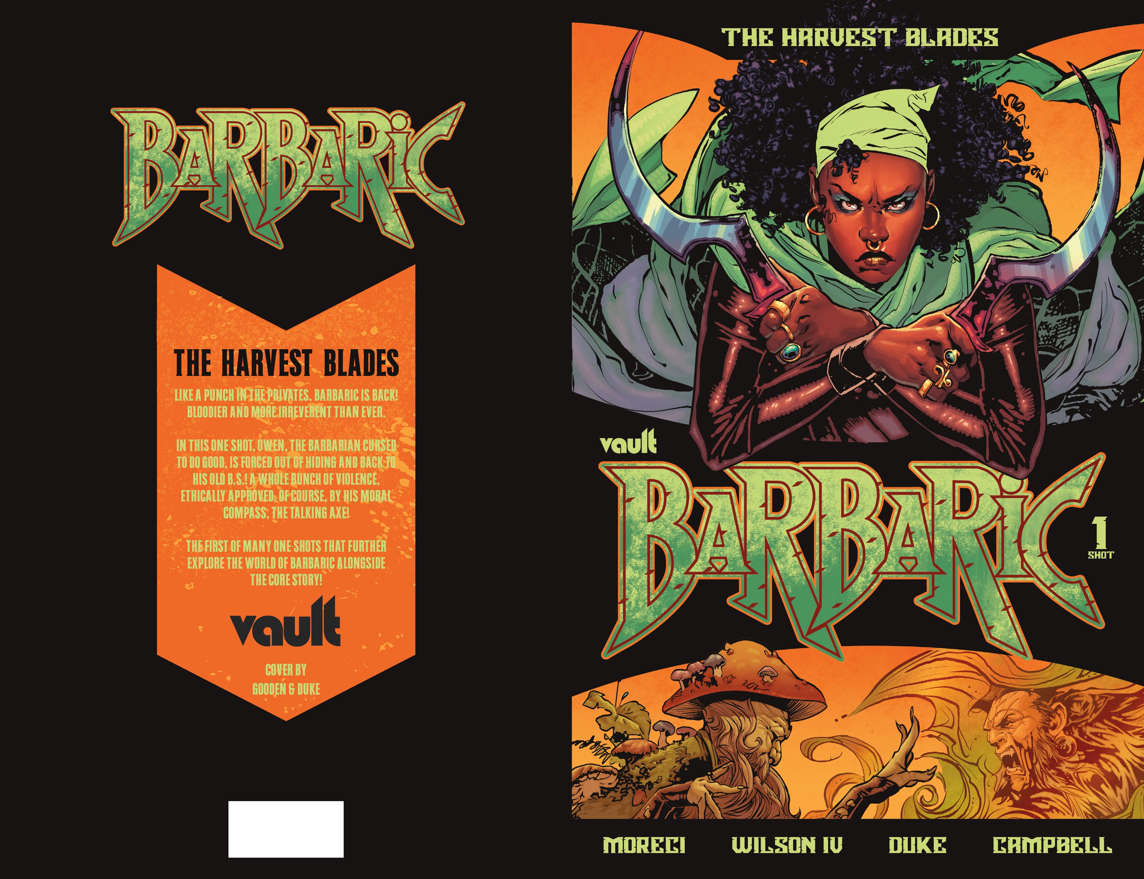 Read online Barbaric: The Harvest Blades comic -  Issue # Full - 1