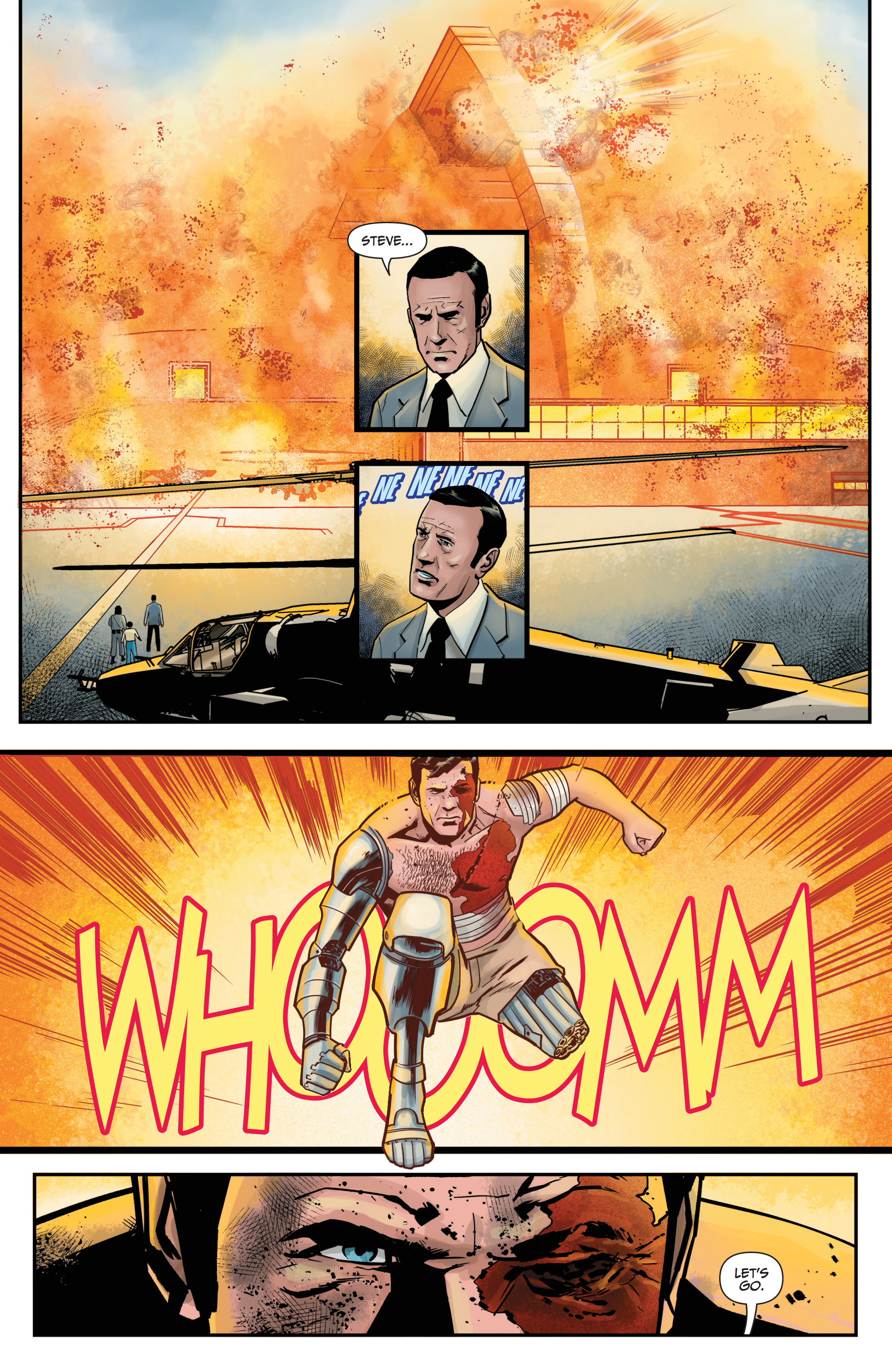 Read online The Six Million Dollar Man: Fall of Man comic -  Issue #5 - 21