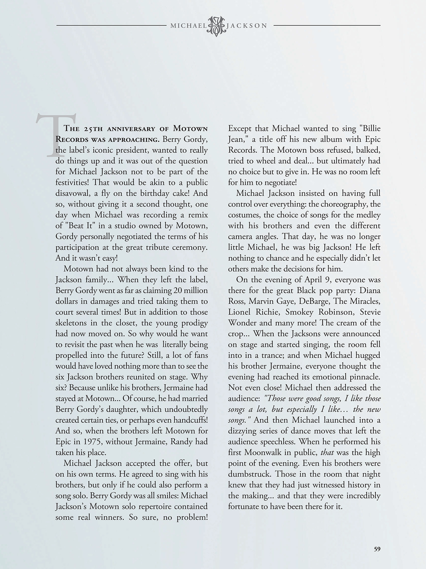 Read online Michael Jackson in Comics comic -  Issue # TPB (Part 1) - 59