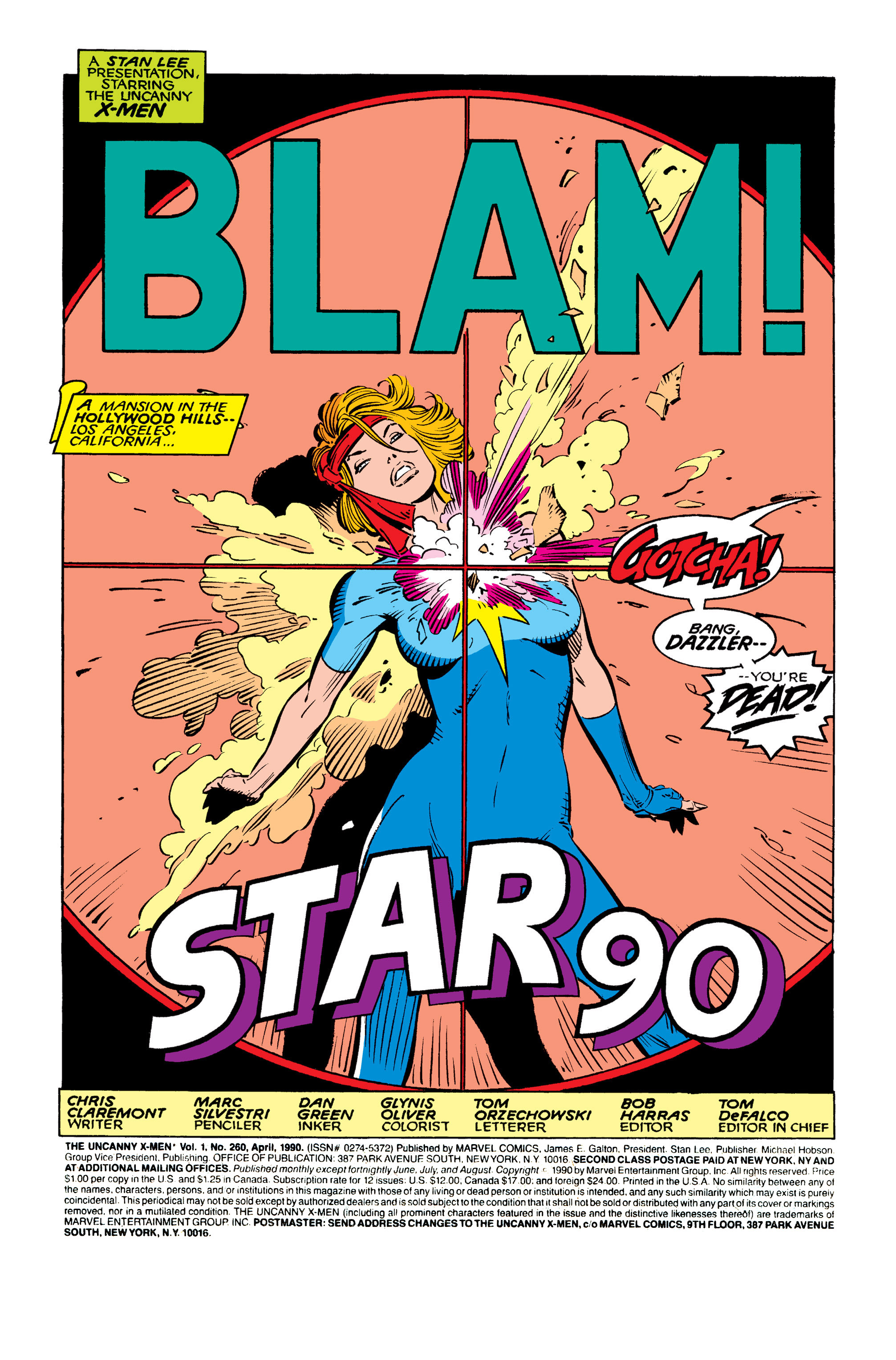 Read online Uncanny X-Men (1963) comic -  Issue #260 - 2