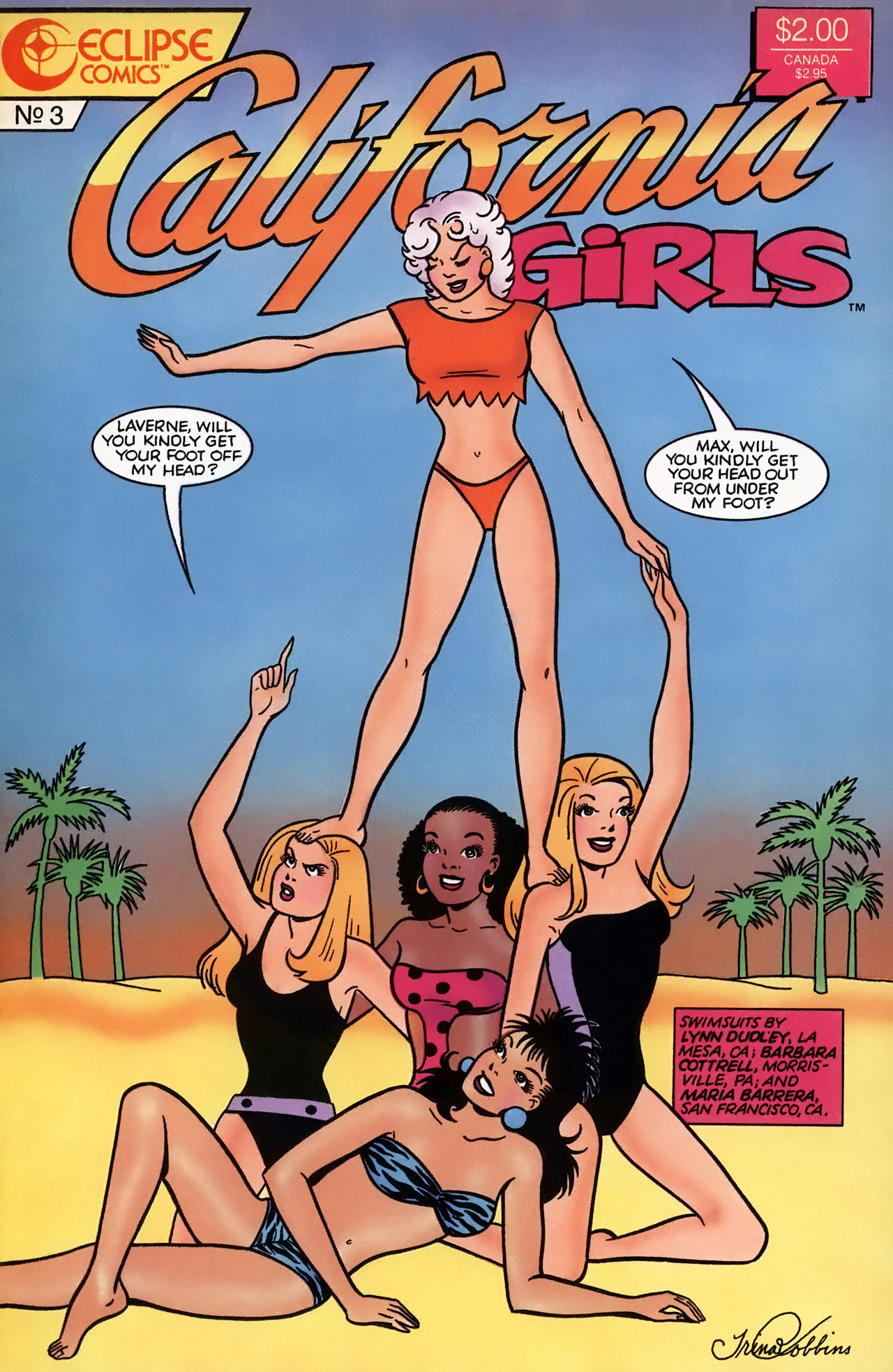 Read online California Girls comic -  Issue #3 - 1
